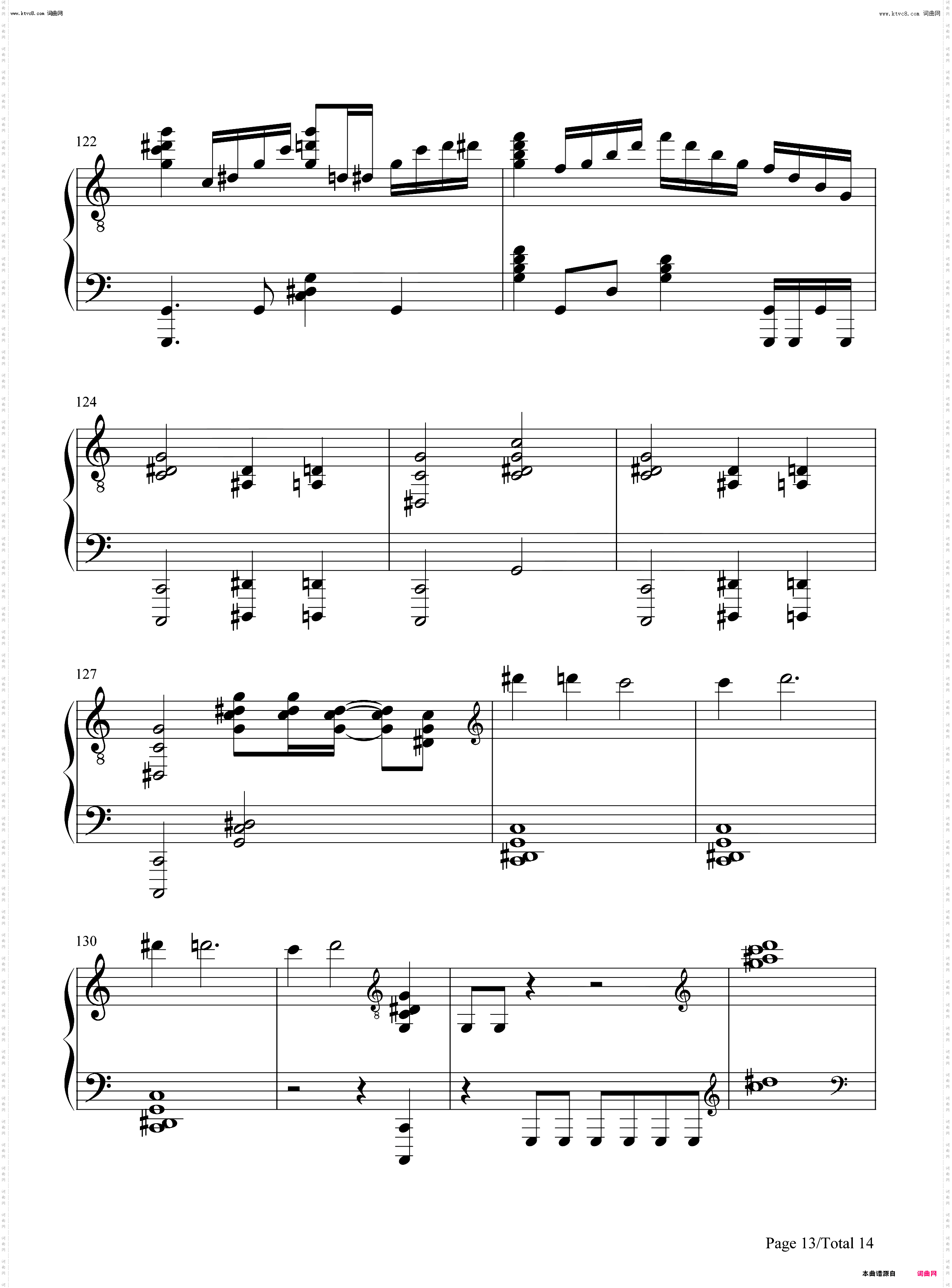 Ataek On Taitn_进击的巨人插曲钢琴简谱线谱
