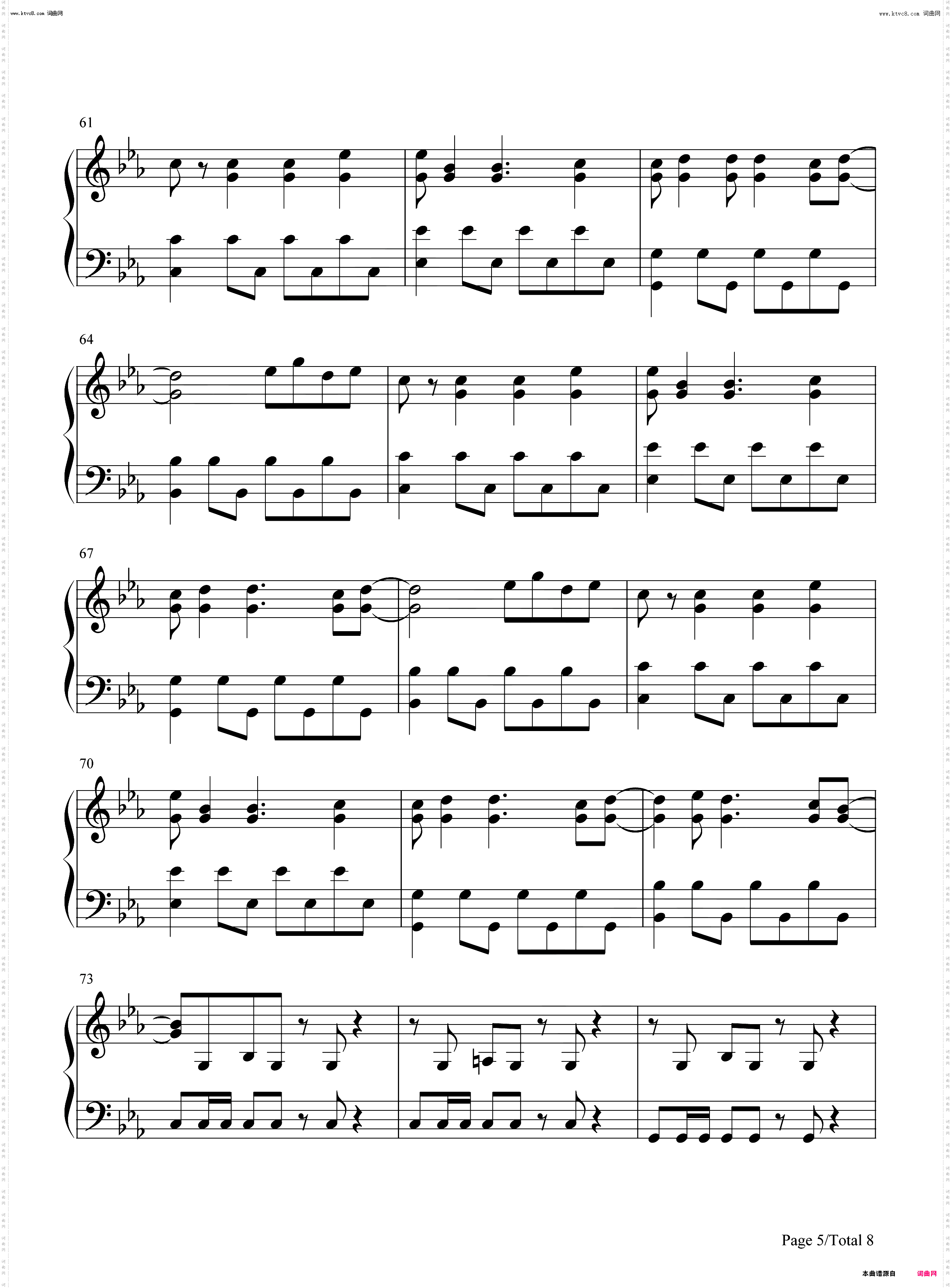 Undisclosed Desires_钢琴简谱线谱