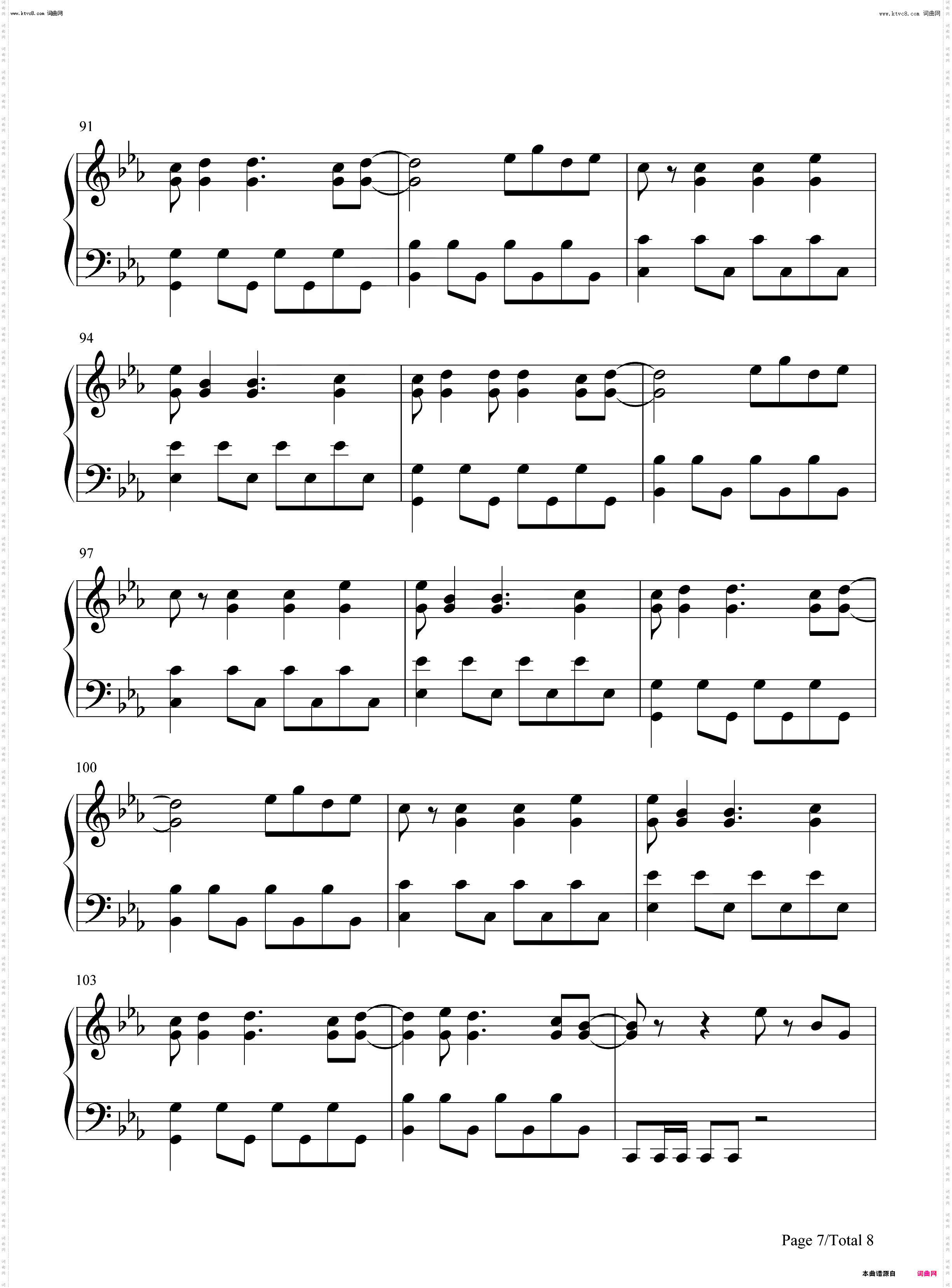 Undisclosed Desires_钢琴简谱线谱