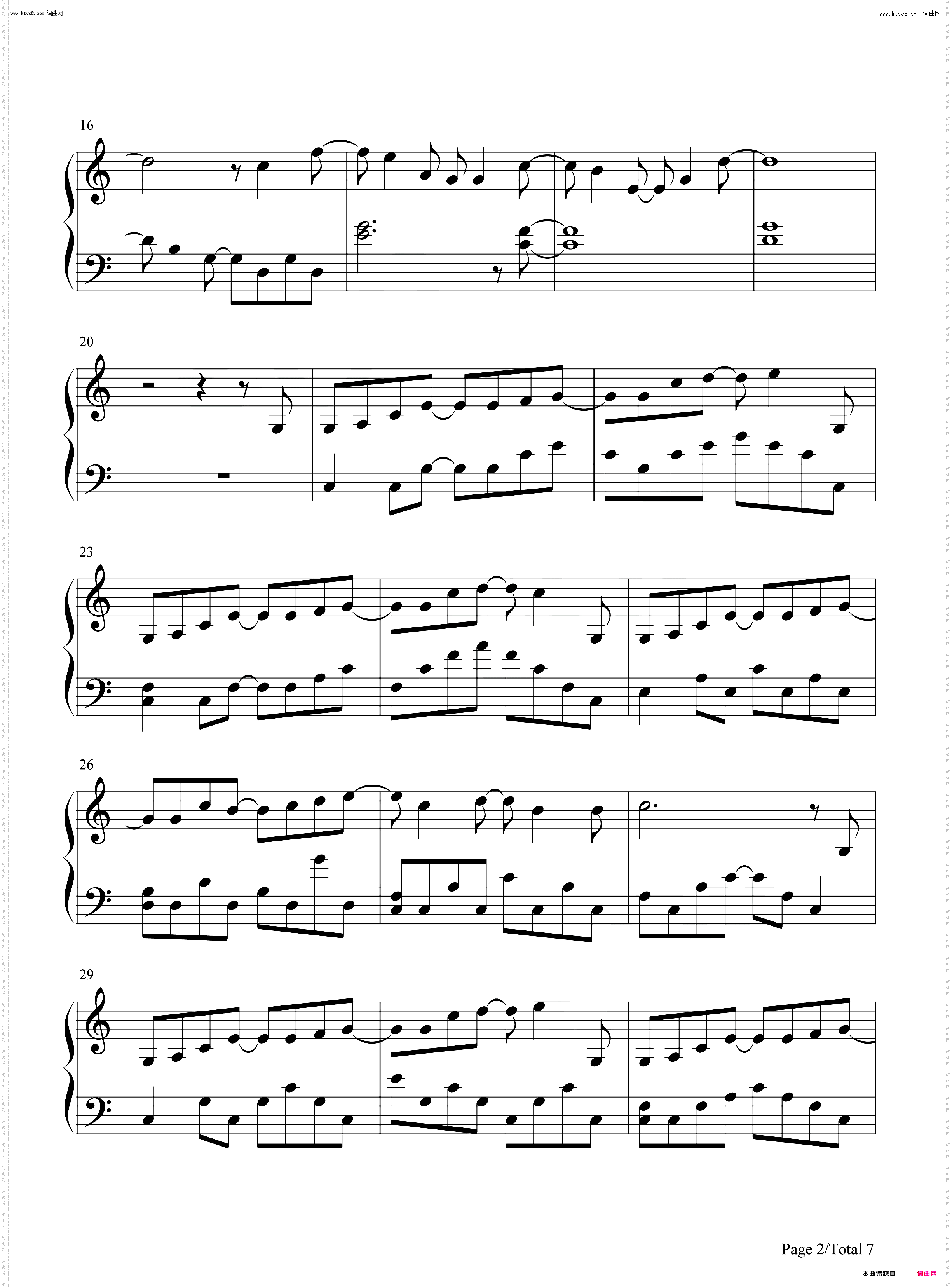 飞鸟说_崩坏3同人大电影主题曲钢琴简谱线谱