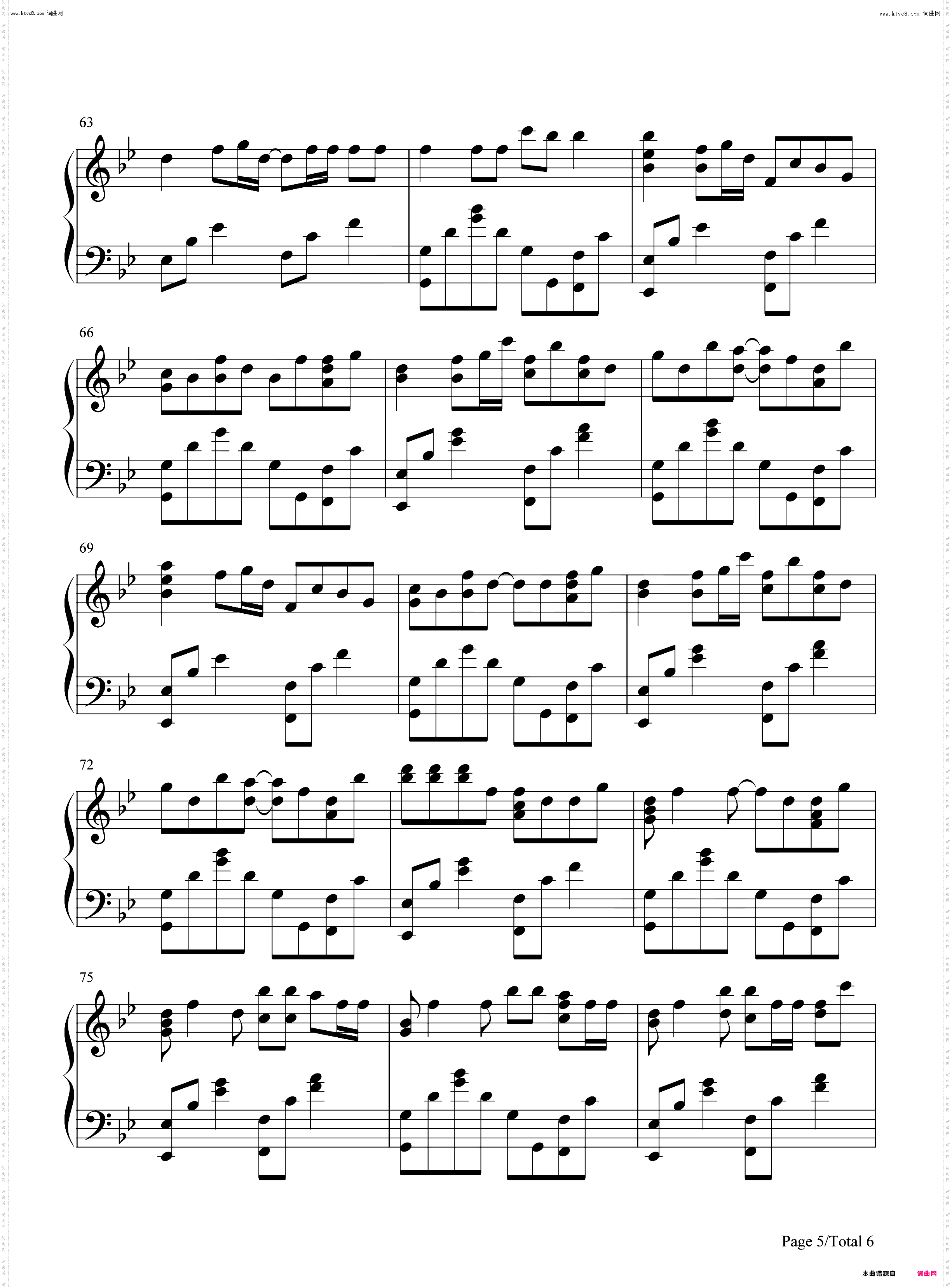 Cry For Me 为我哭泣_钢琴简谱线谱