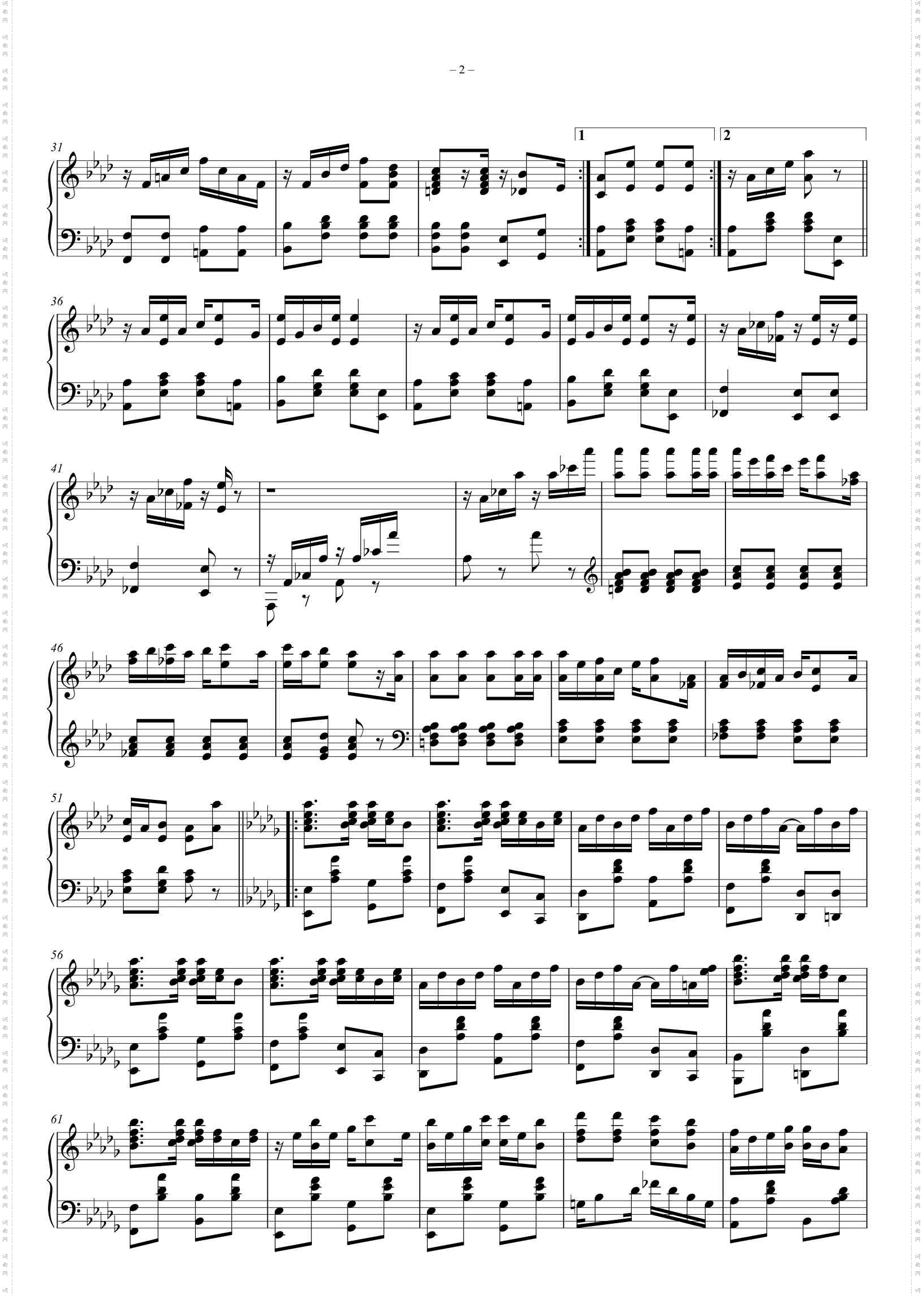 Maple Leaf Rag 枫叶拉格_调号辅助标色系列