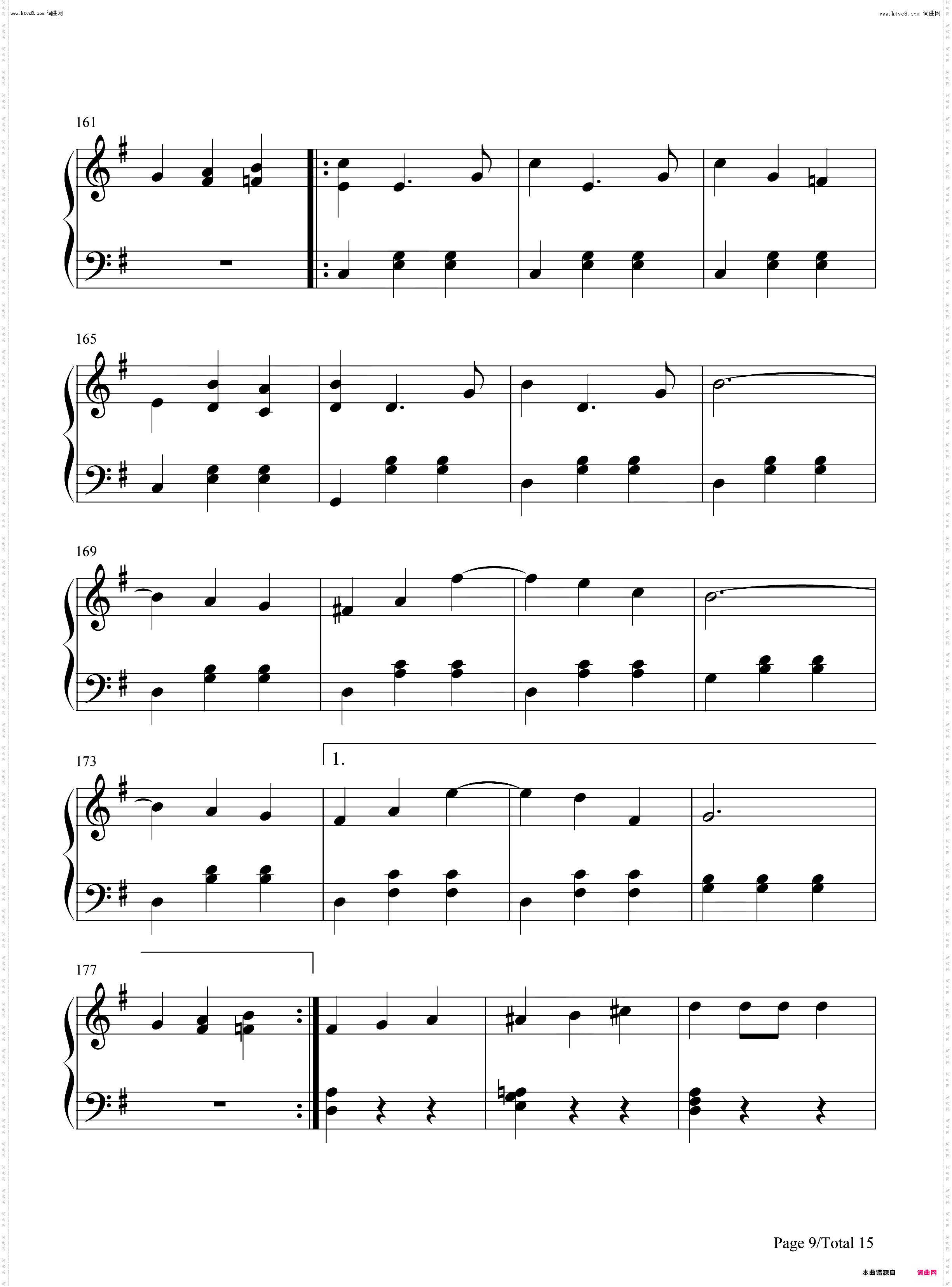 蓝色多瑙河-The Blue Danube_钢琴简谱线谱钢琴简谱线谱