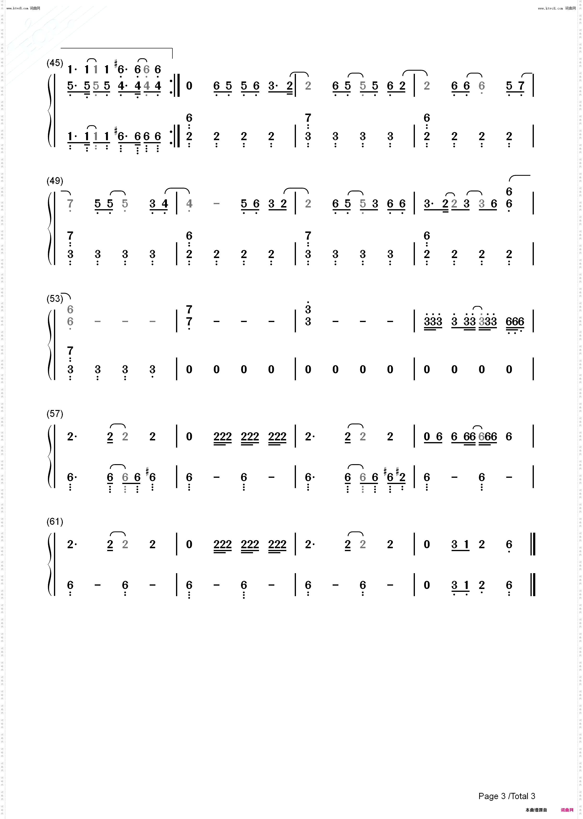 DRIP_钢琴五线谱及简谱