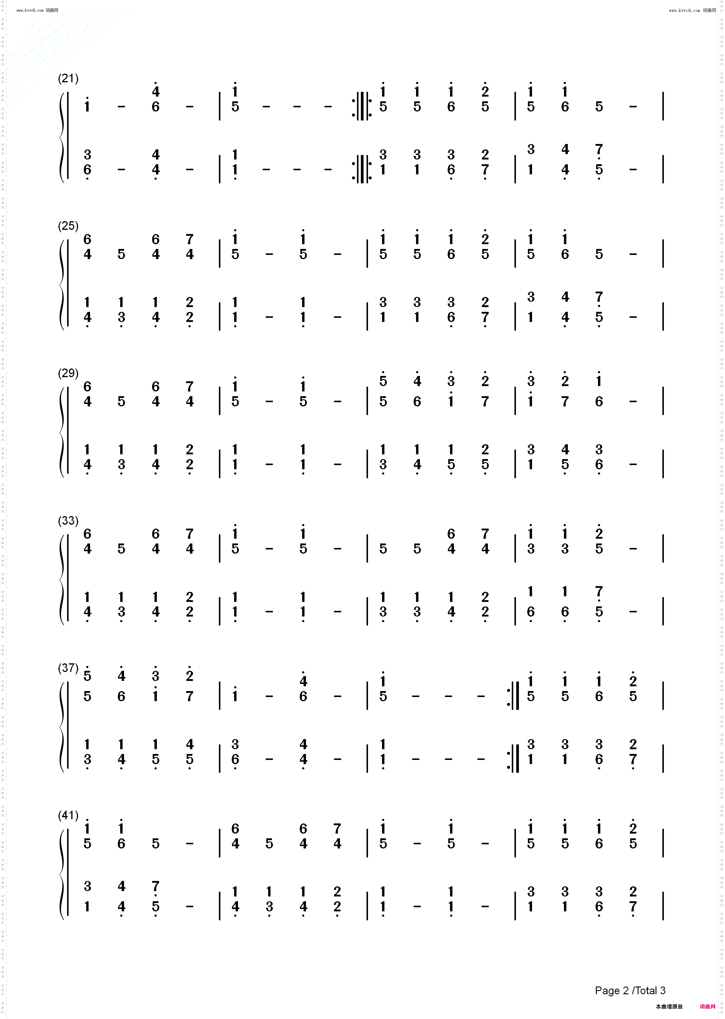 Good King Wenceslas_钢琴五线谱及简谱