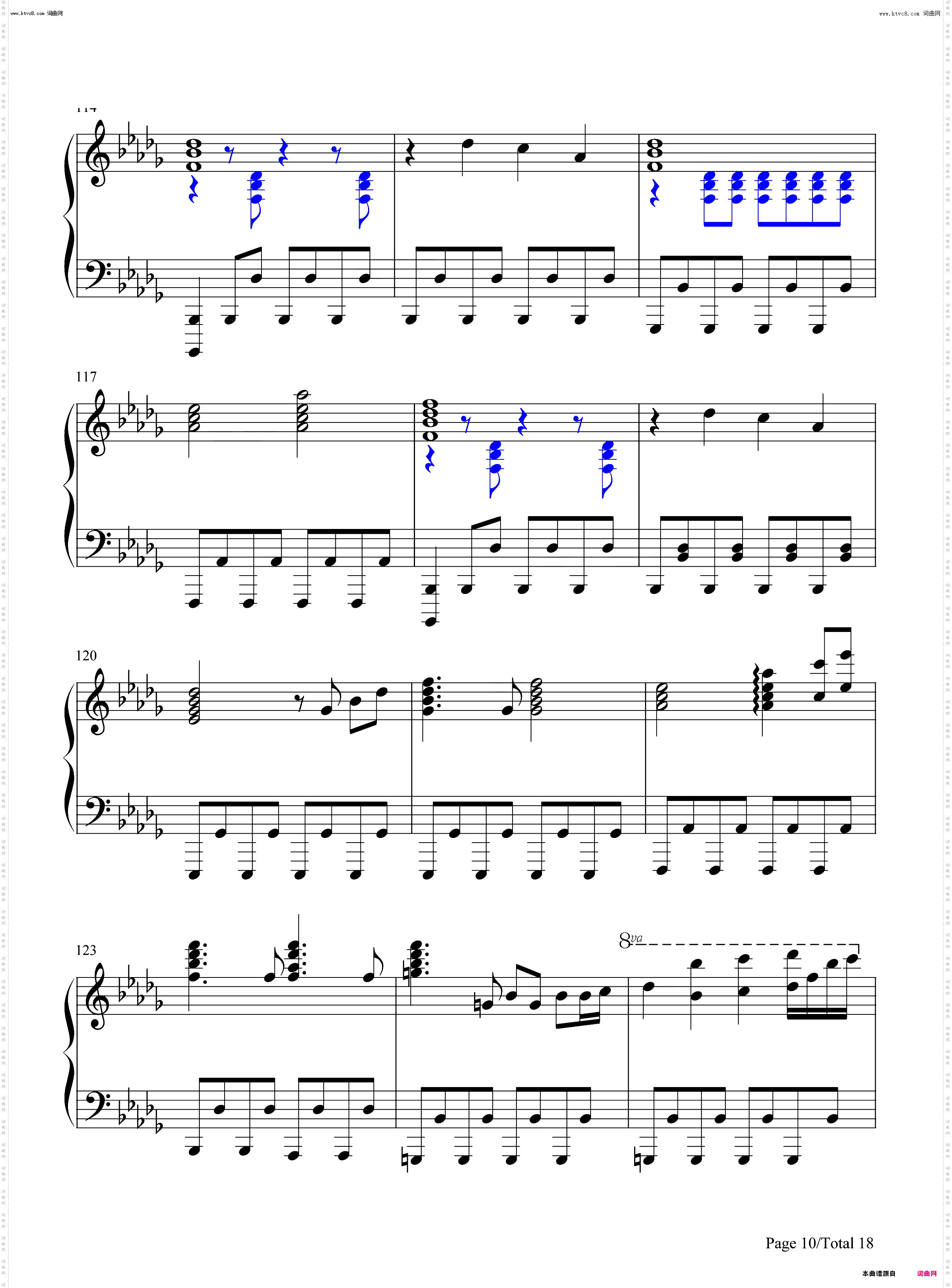 Anima-Deemo-古树旋律_钢琴五线谱及简谱