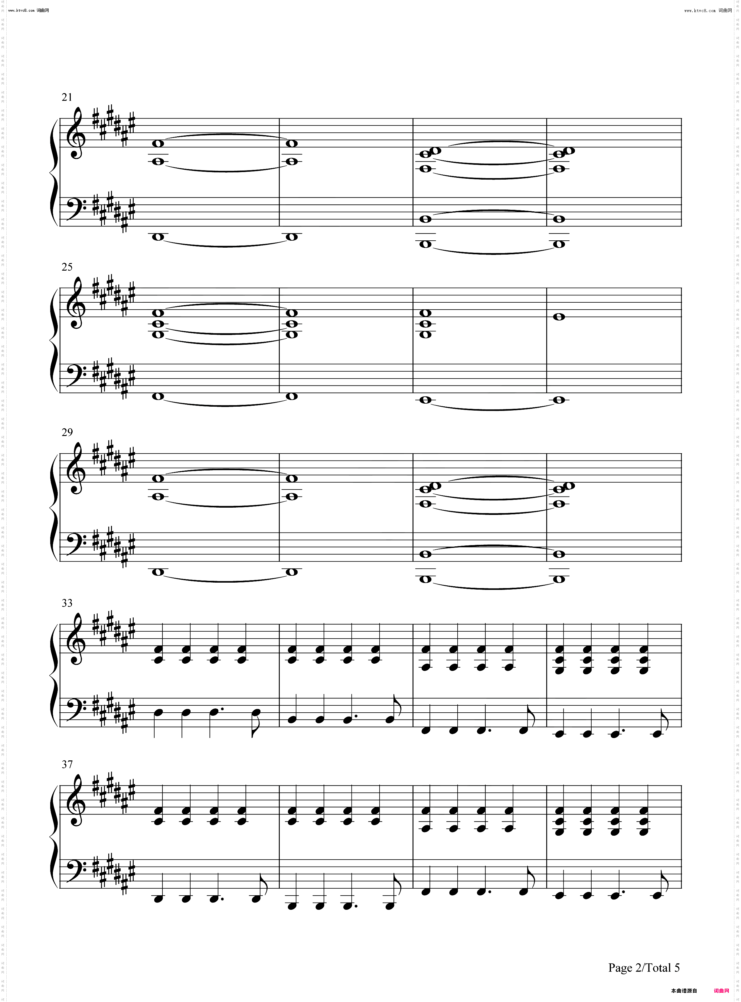 Broken_伴奏谱钢琴五线谱及简谱