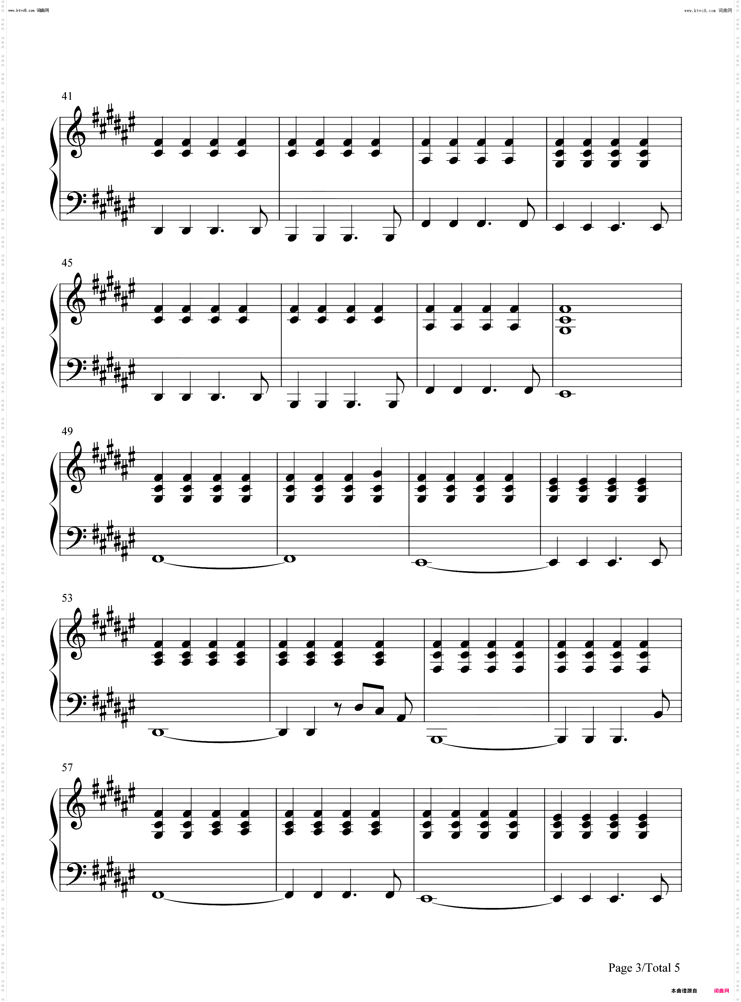 Broken_伴奏谱钢琴五线谱及简谱