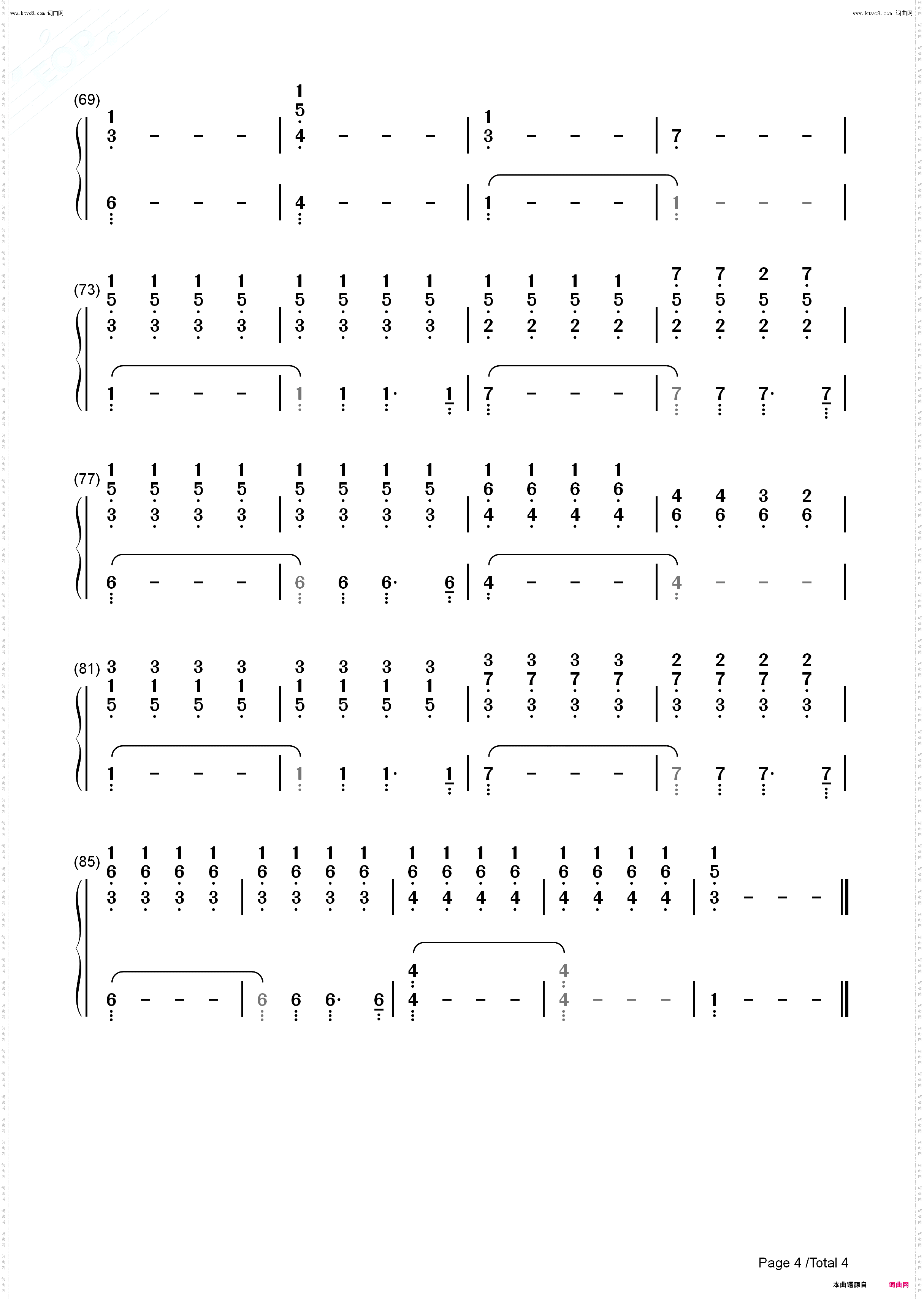 Broken_伴奏谱钢琴五线谱及简谱