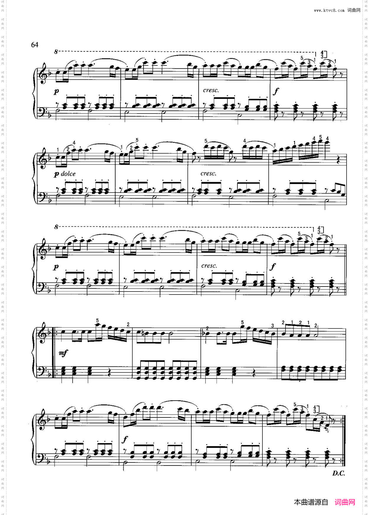 维也纳进行曲_不可不弹的世界钢琴名曲100首
