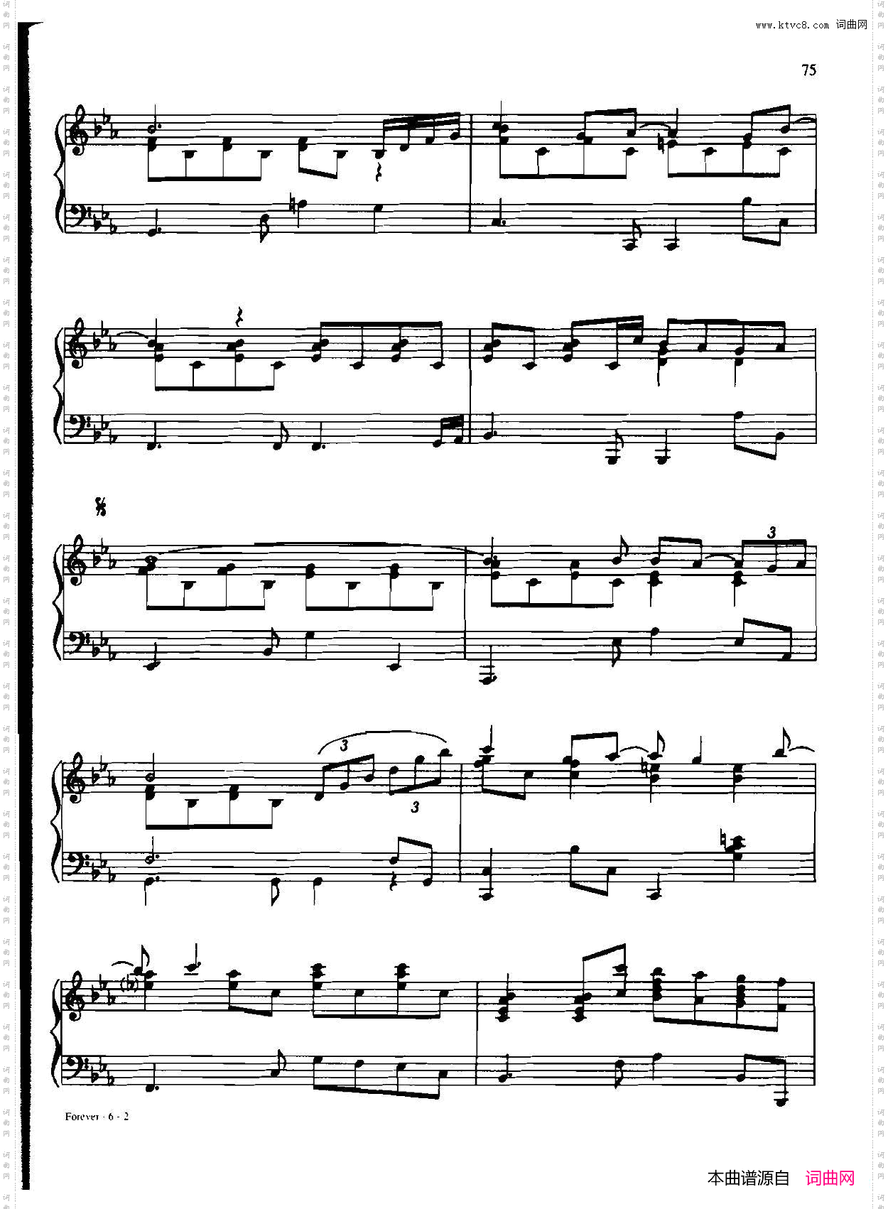 forever_Dan Coates 流行情调钢琴谱集