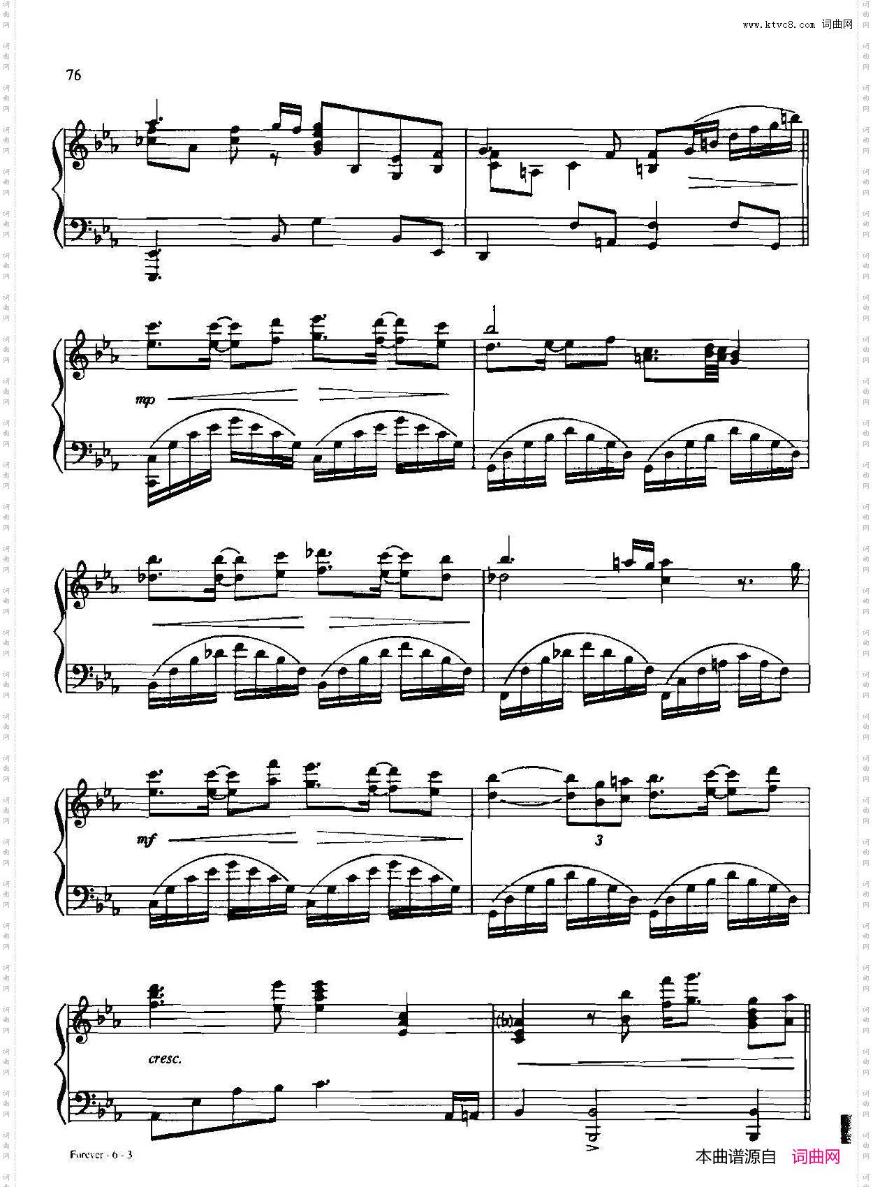 forever_Dan Coates 流行情调钢琴谱集