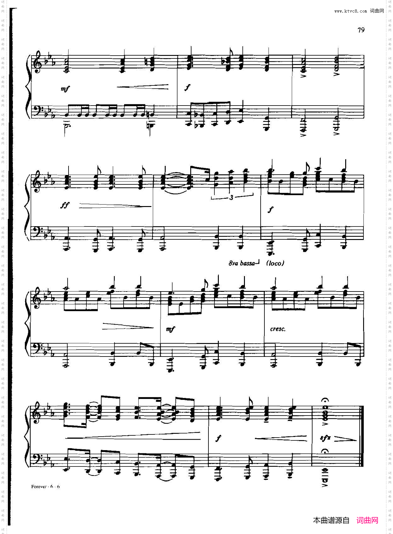 forever_Dan Coates 流行情调钢琴谱集