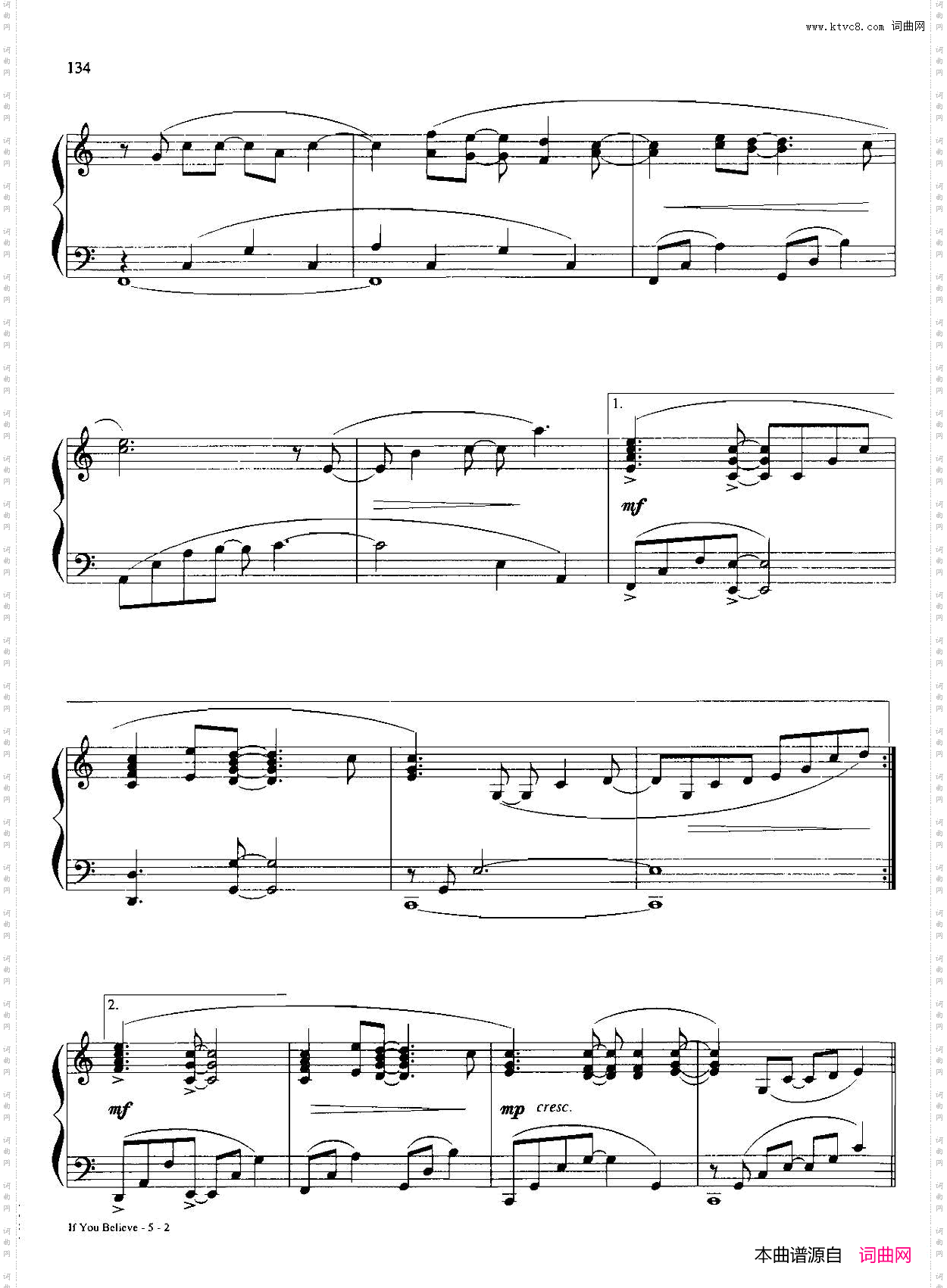 IFYOUBelieve_Dan Coates 流行情调钢琴谱集