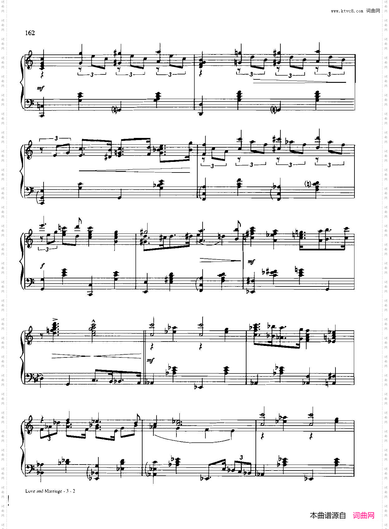 LOVEANDMARRIAGE_Dan Coates 流行情调钢琴谱集