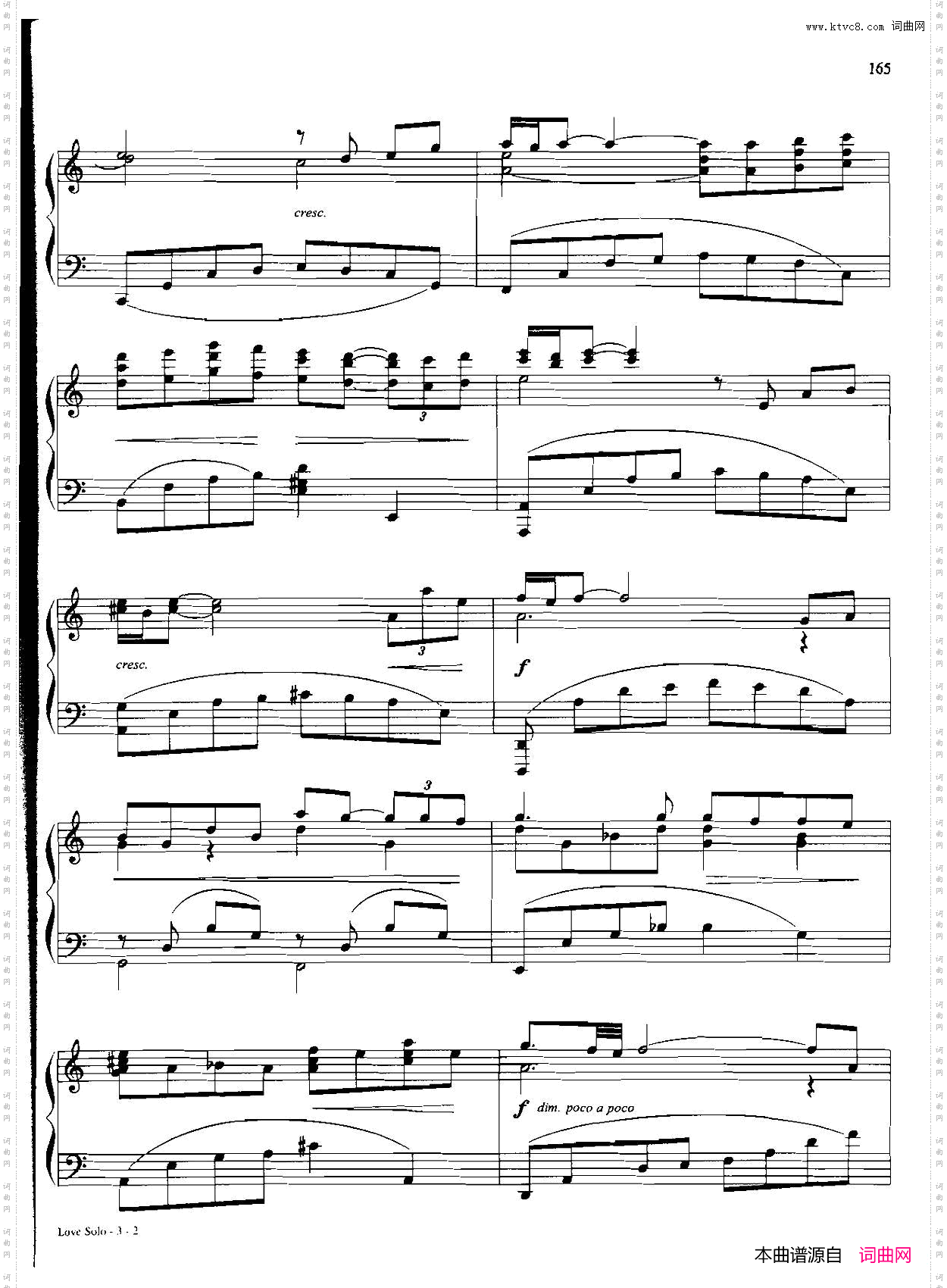 LOVESOLO_Dan Coates 流行情调钢琴谱集