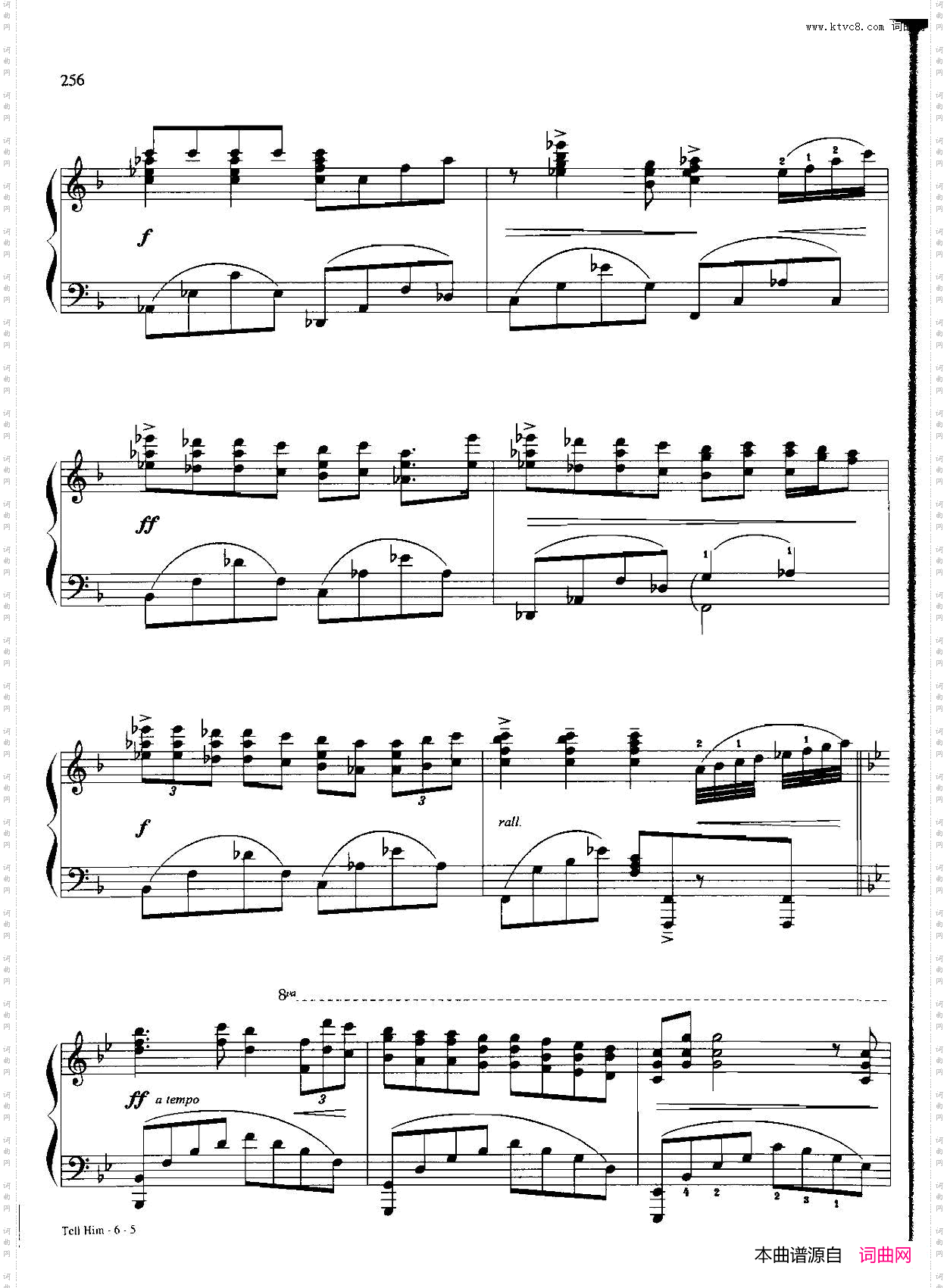 TELLHIM_Dan Coates 流行情调钢琴谱集