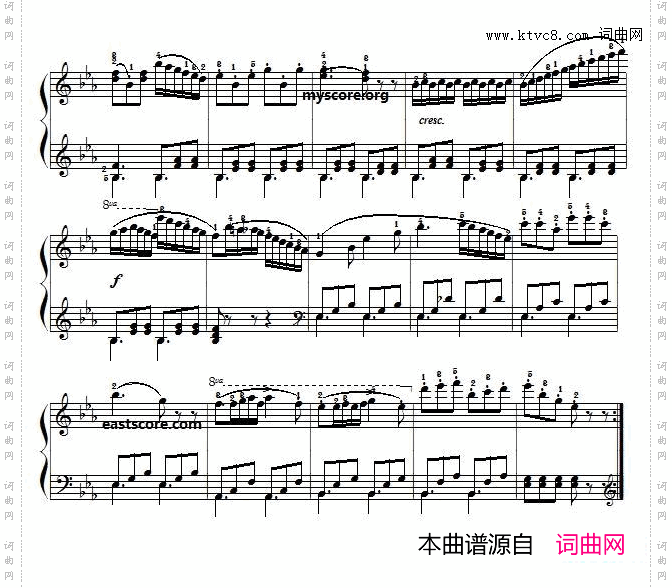 车尔尼《 小钢琴家》Czerny 823第61首曲谱及练习提示