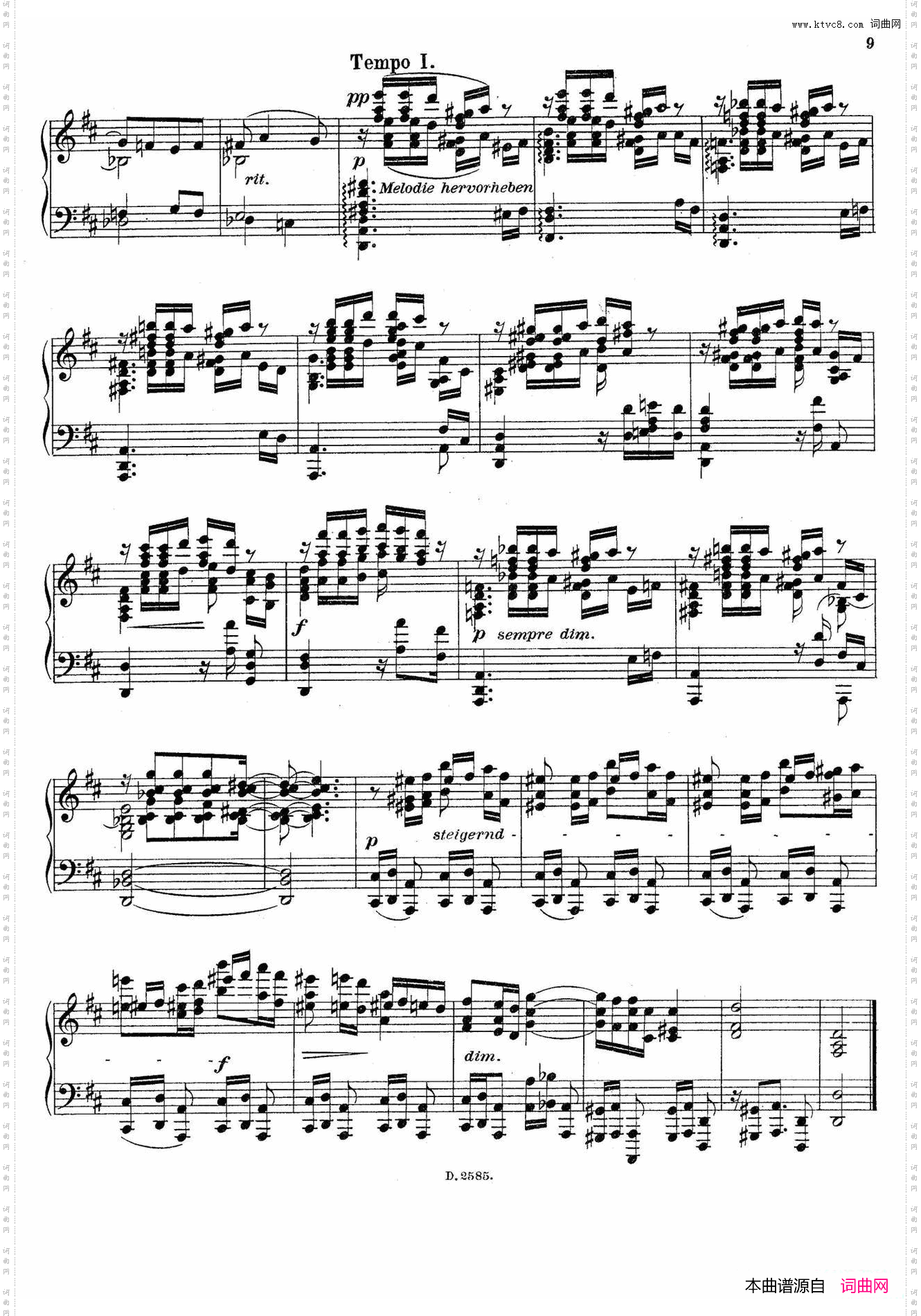 德默尔之诗幻想曲3·爱情_Fantasien über Gedichte von Richard Dehmel Op·9