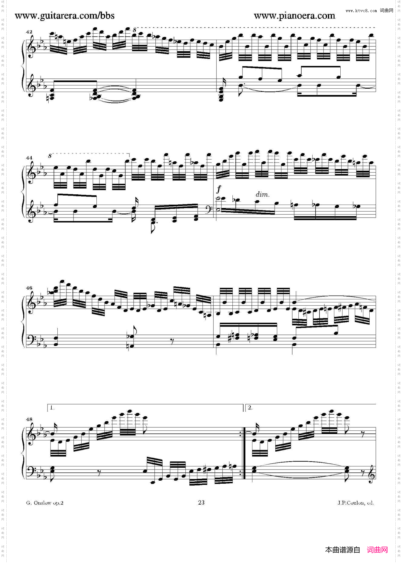 c小调华丽钢琴奏鸣曲·第三乐章_Grande Piano Sonata in c Minor Op·2