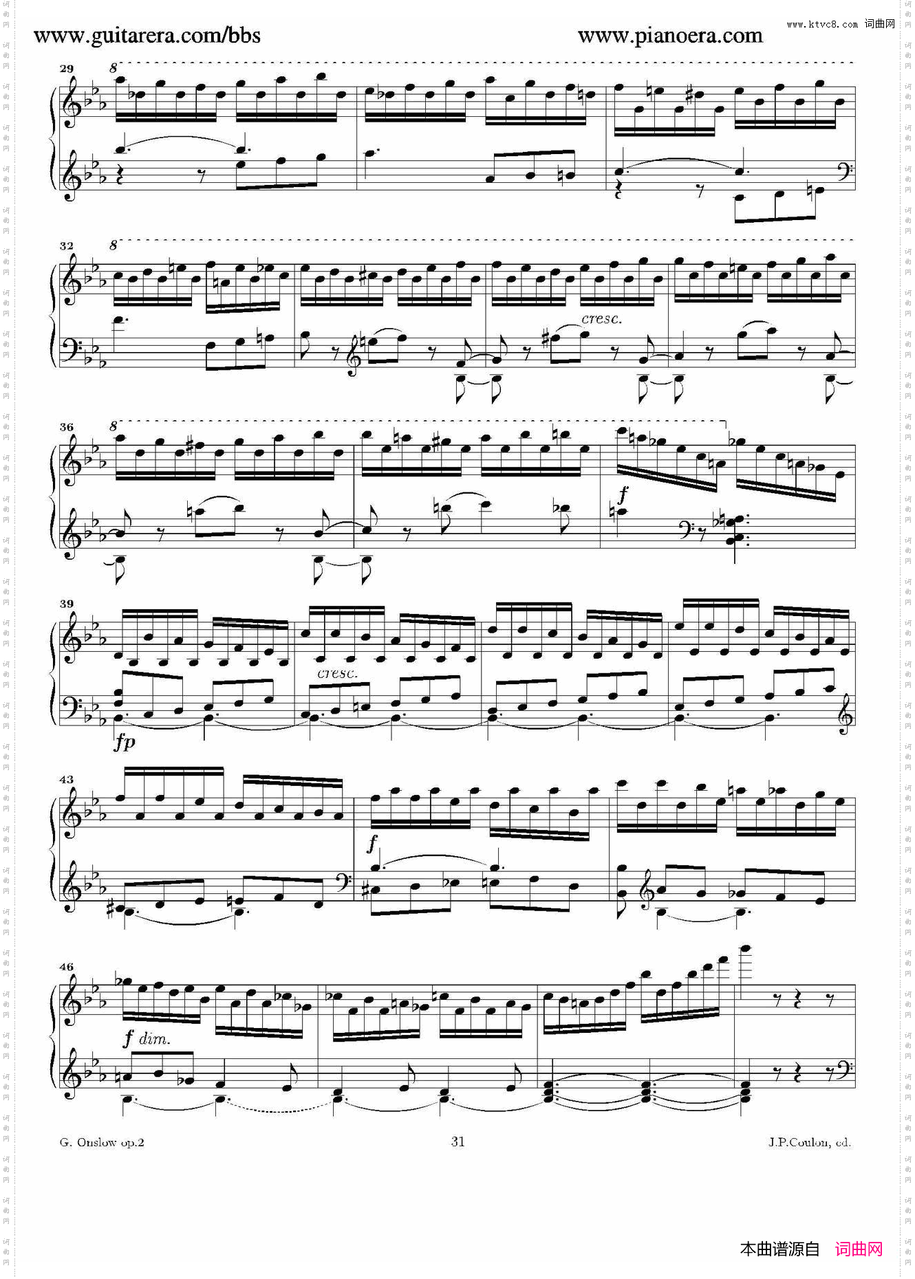 c小调华丽钢琴奏鸣曲·第四乐章_Grande Piano Sonata in c Minor Op·2