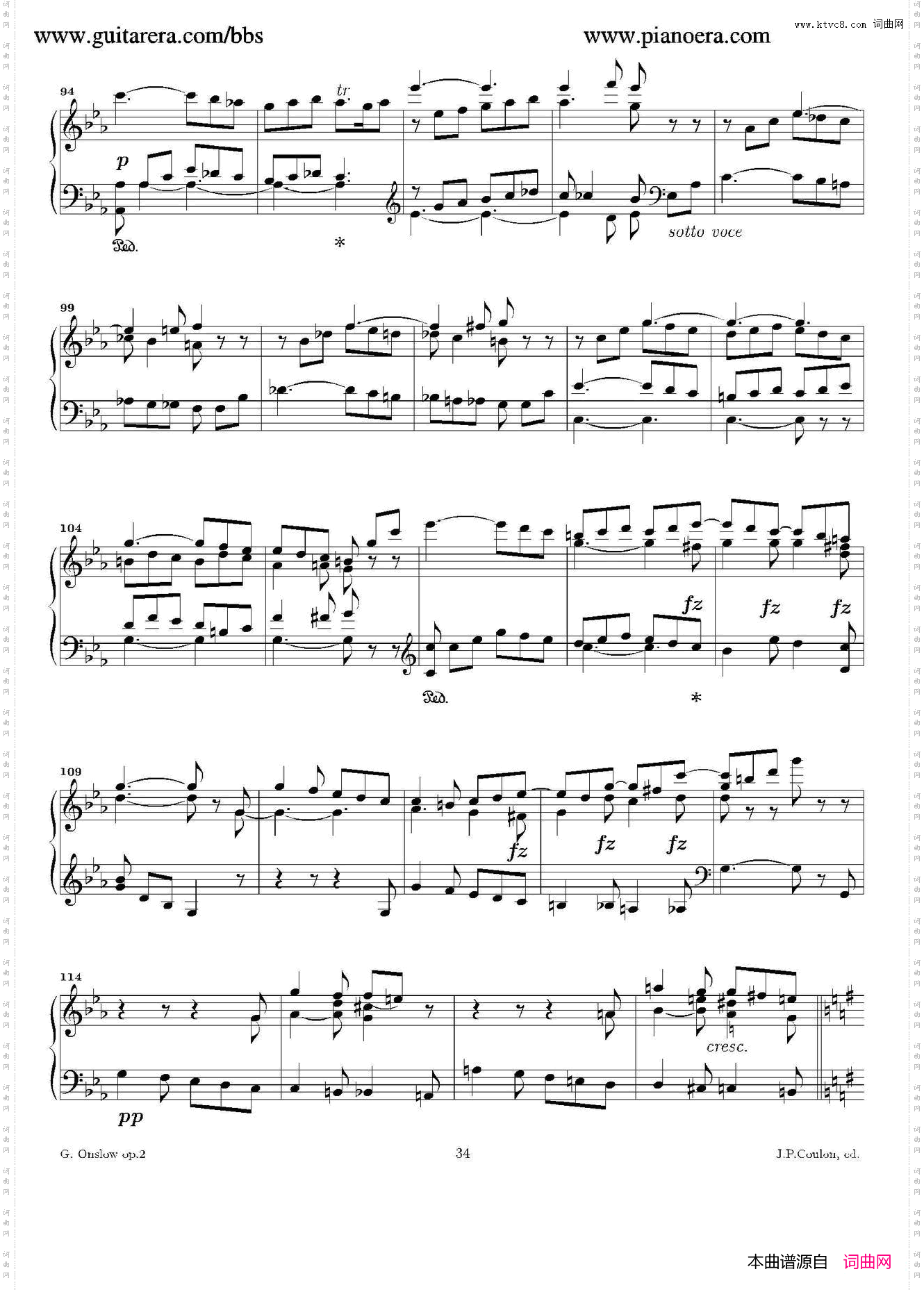 c小调华丽钢琴奏鸣曲·第四乐章_Grande Piano Sonata in c Minor Op·2