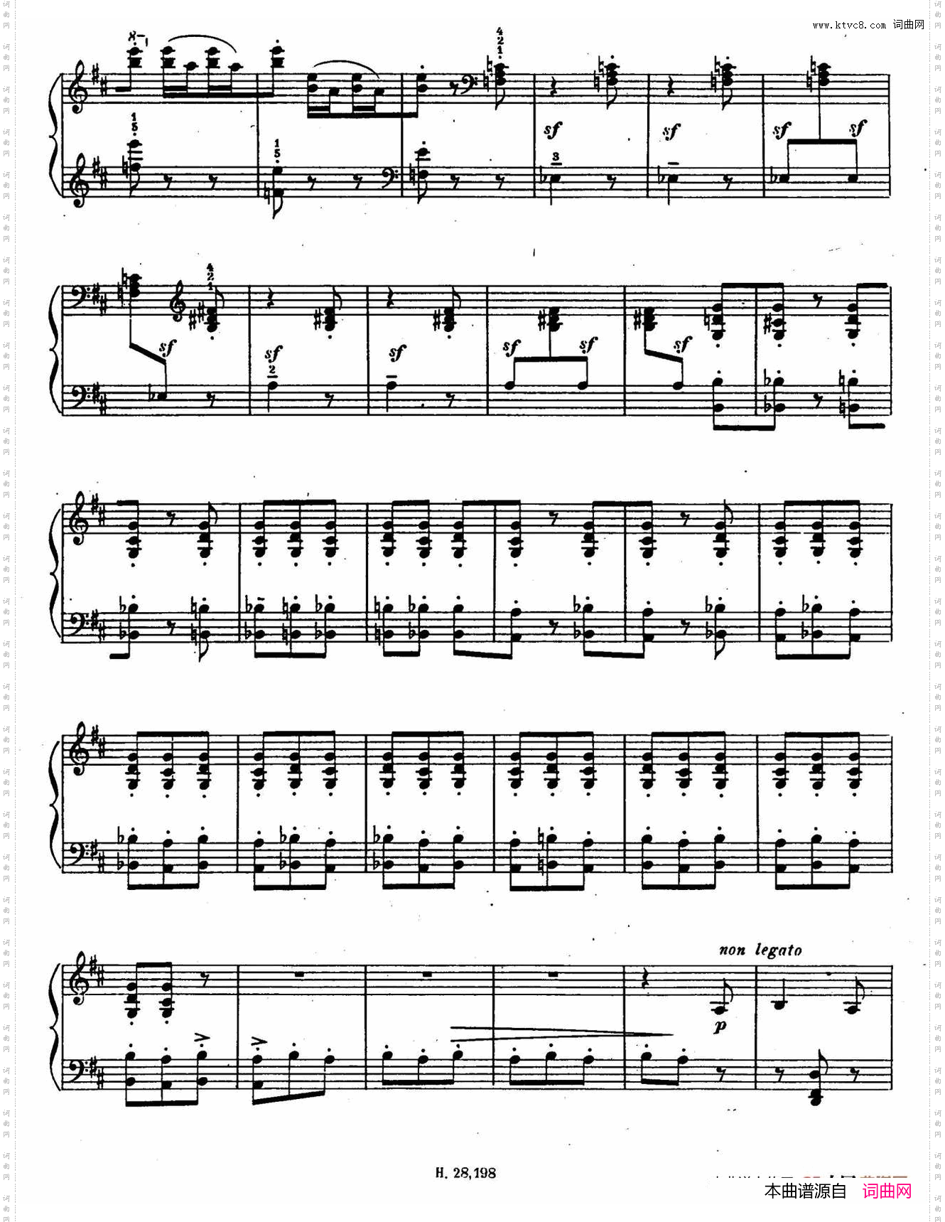 Ten Bagatelles Op·510首小品·3· D大调