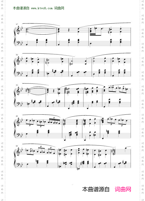 人生的旋转木马_ 钢琴曲 