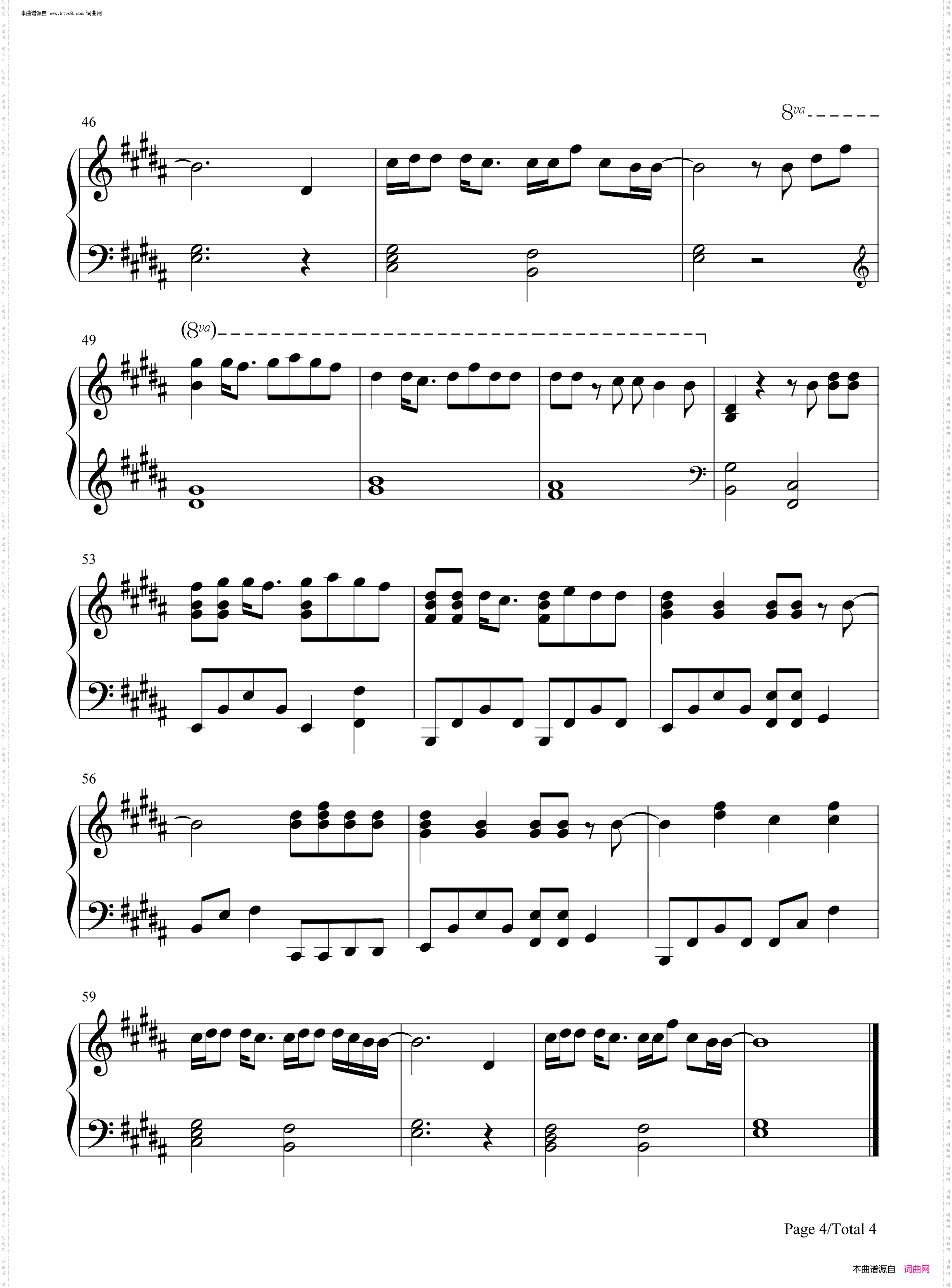 Dancing with Your Ghost_纯粹又干净的女声超级好听-抖音热歌双手简谱
