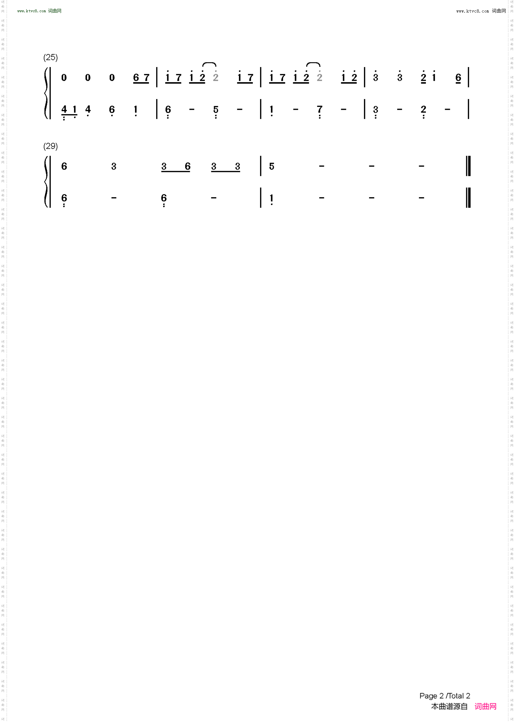 昨日重现_C调简单版-Yesterday Once More