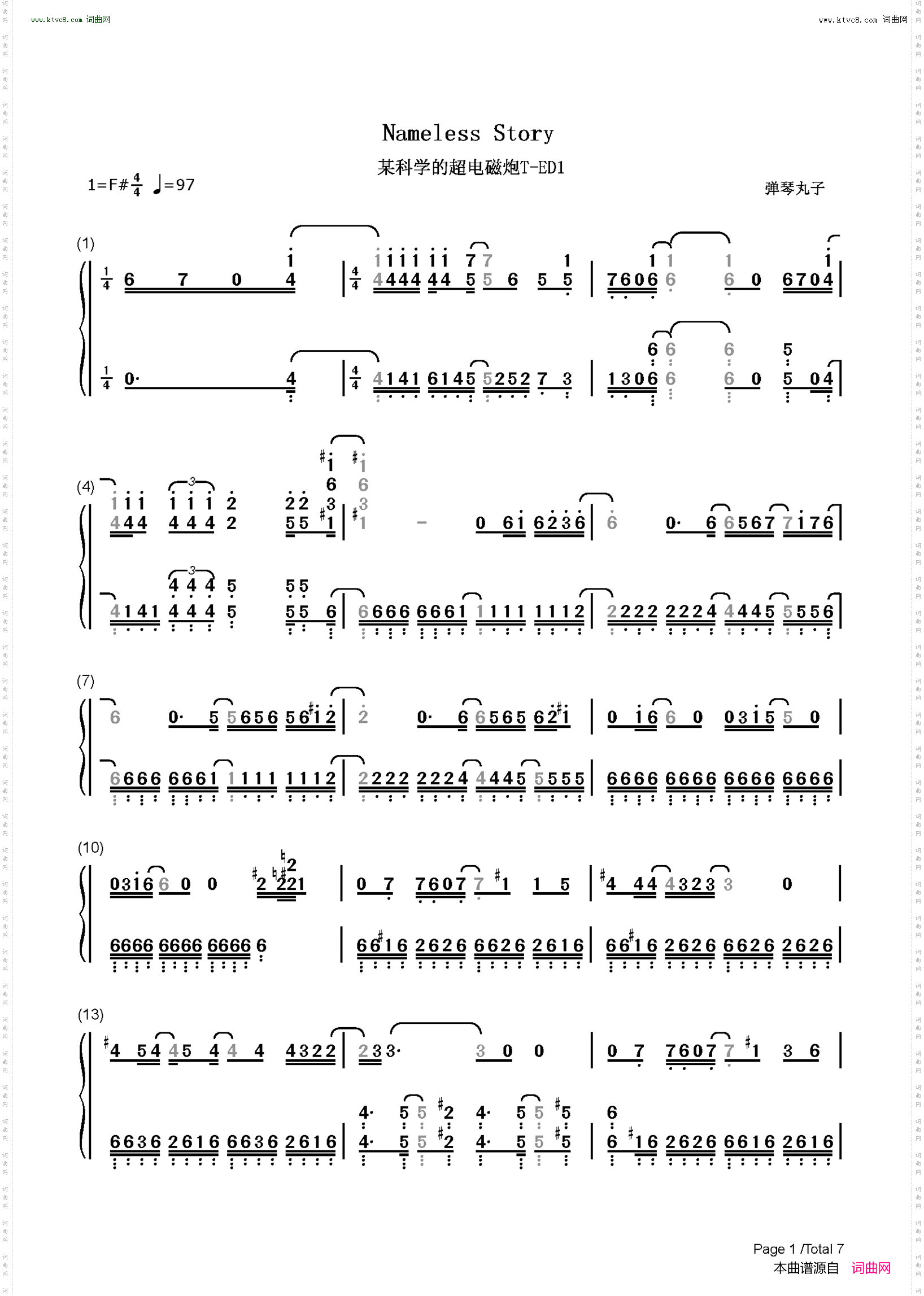 Nameless Story_某科学的超电磁炮T ED