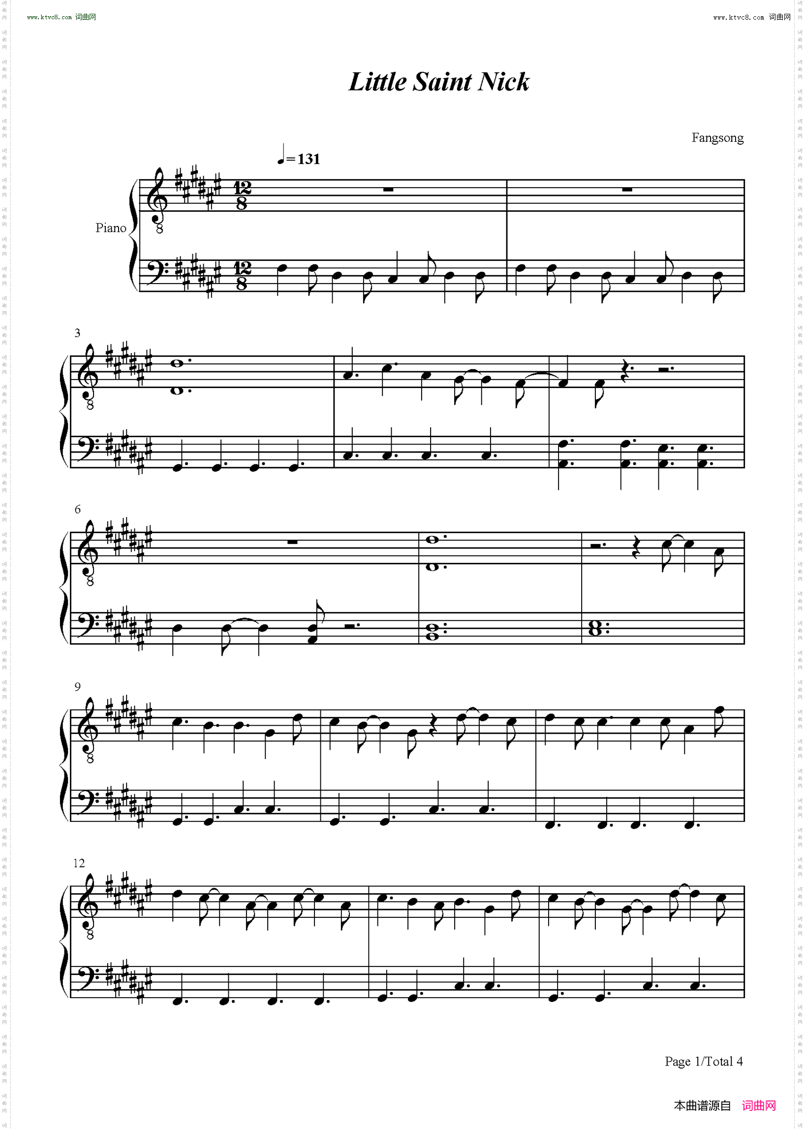 Little Saint Nick_圣诞主题歌曲