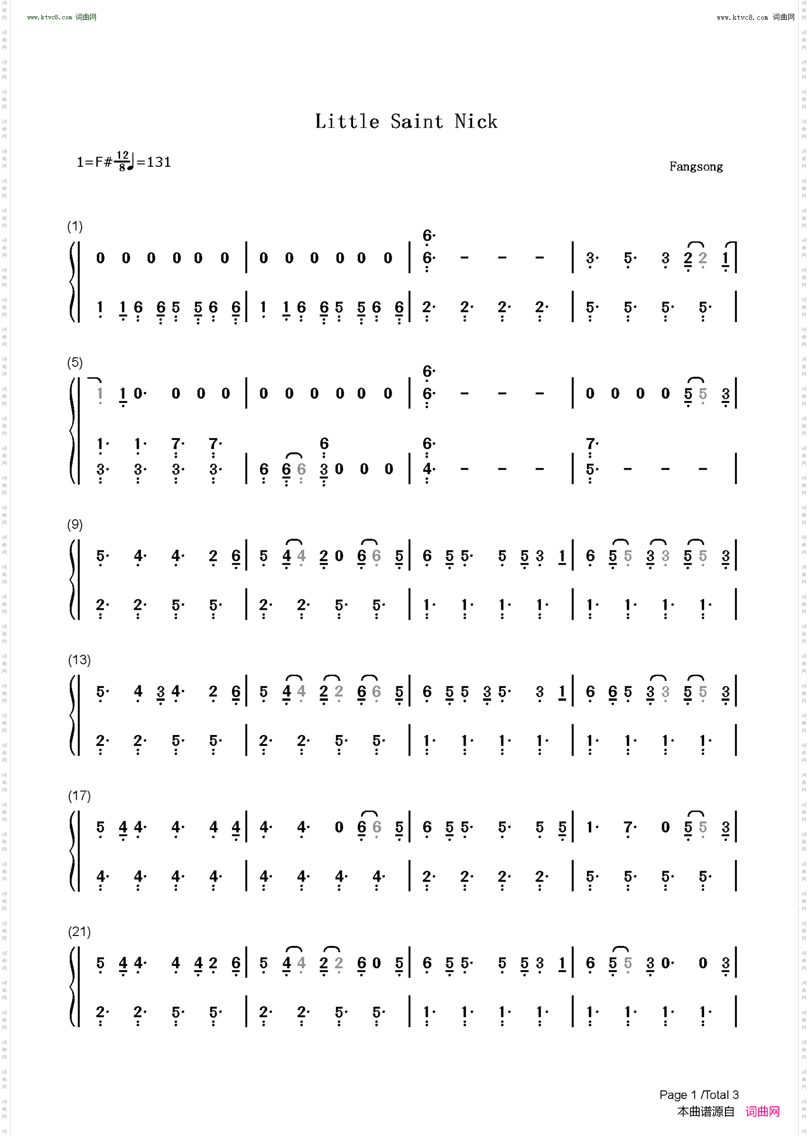 Little Saint Nick_圣诞主题歌曲