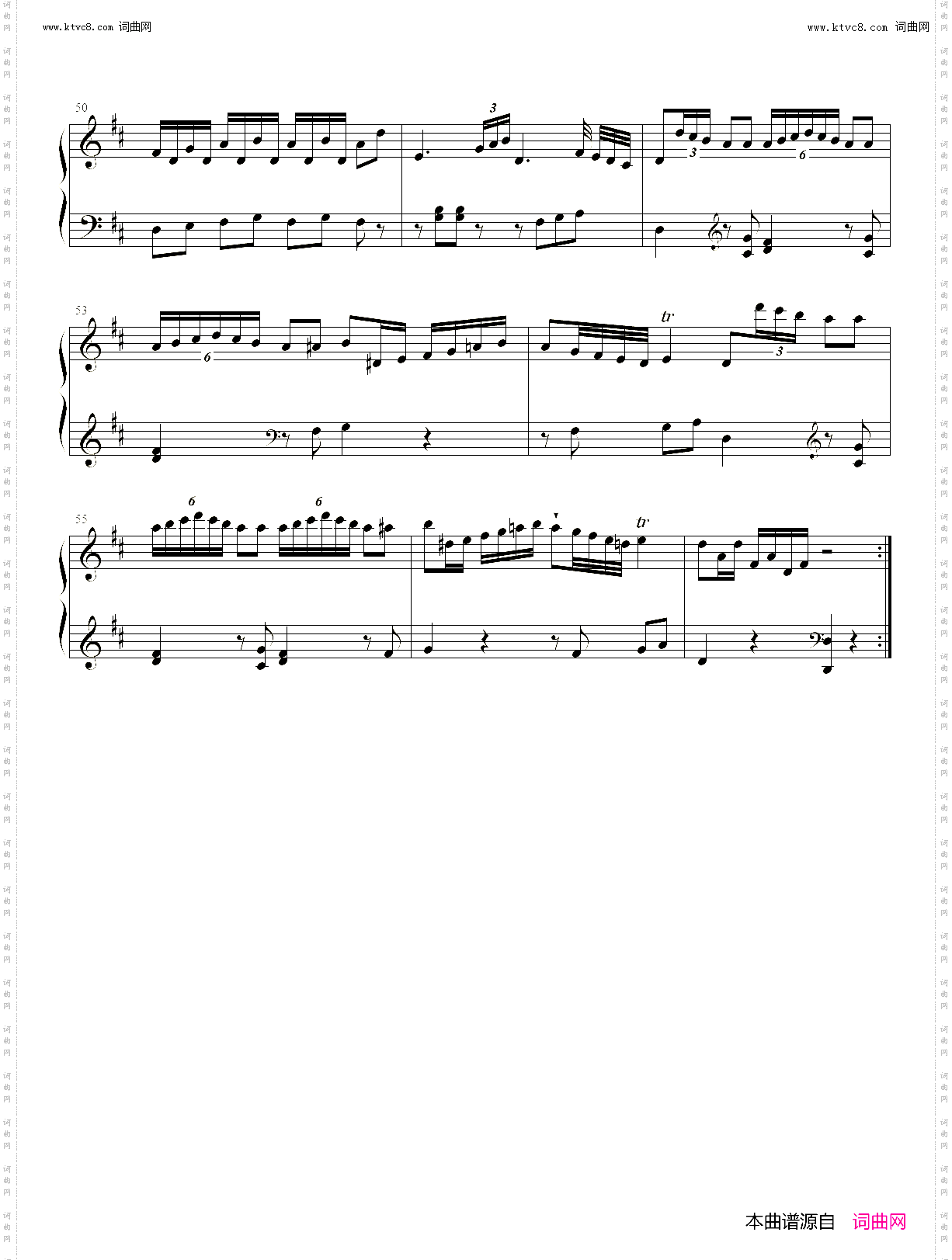 B项_1·D大调奏鸣曲 第一乐章Hob·XVI/4 【奥】海顿 fm版 