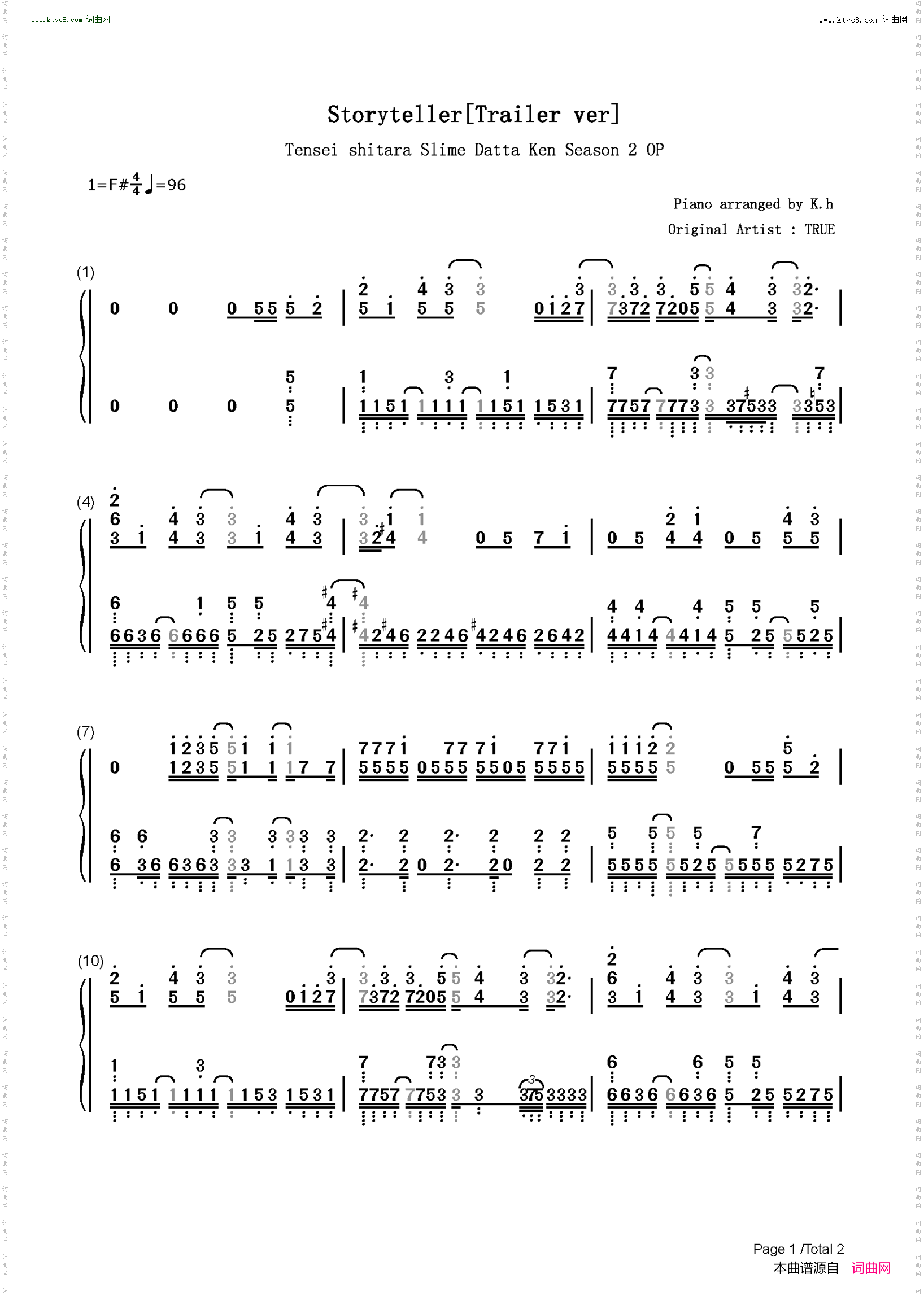 Storyteller_关于我转生变成史莱姆这档事第二季OP