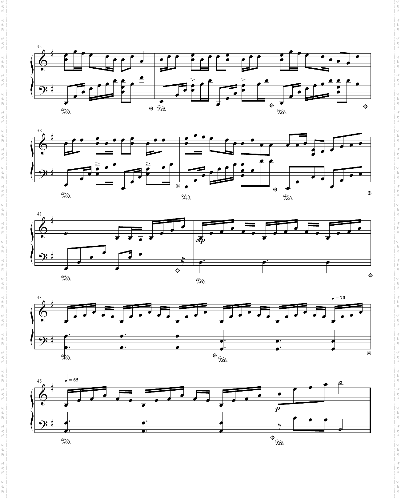 風の唄piano solo ver·