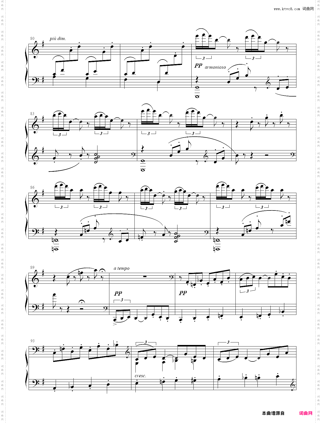 113· 第九级【c项】2·阿拉伯风格曲 no·2 - 中国音乐家协会全国钢琴演奏考级作品集新编第二版