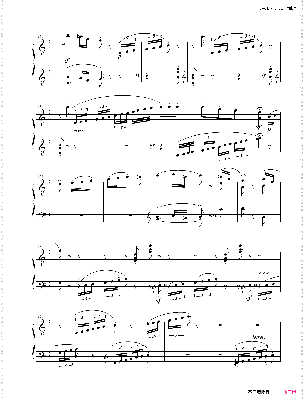 111· 第九级【b项】2·g大调奏鸣曲 第三乐章 op·14 no·2 - 中国音乐家协会全国钢琴演奏考级作品集新编第二版