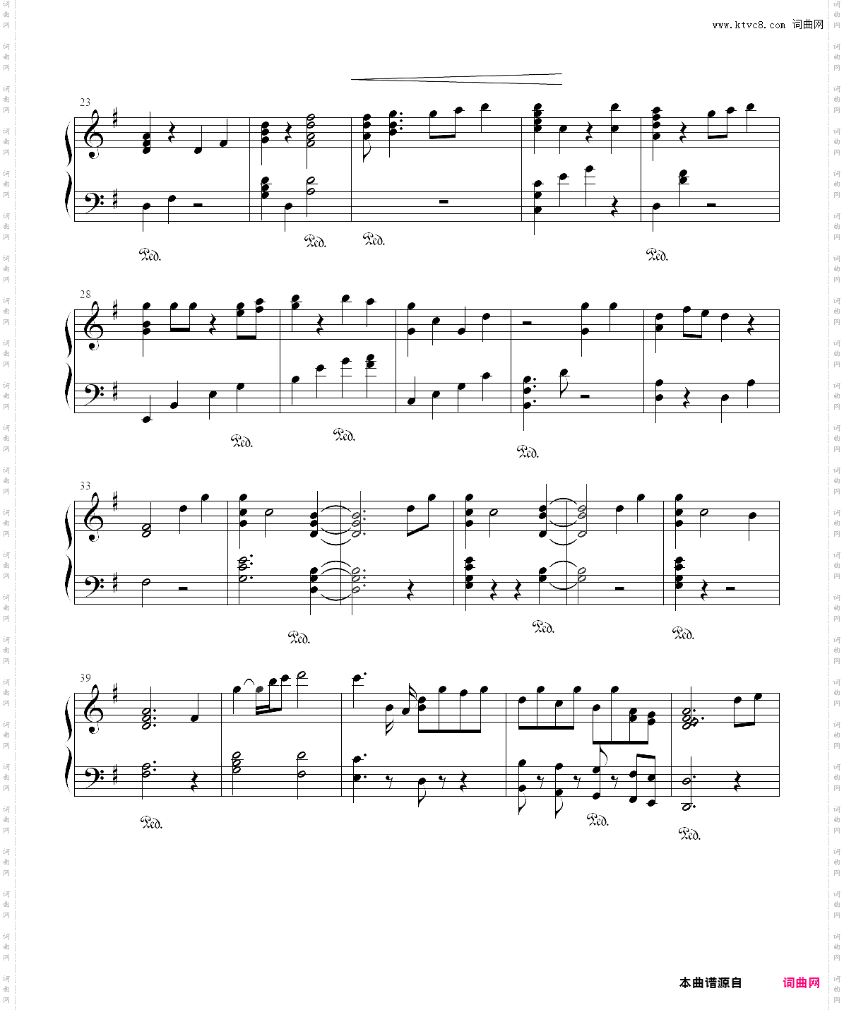 from a distance 来自远方 richard clayderman 演奏版本