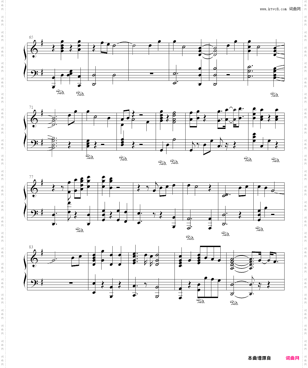 from a distance 来自远方 richard clayderman 演奏版本