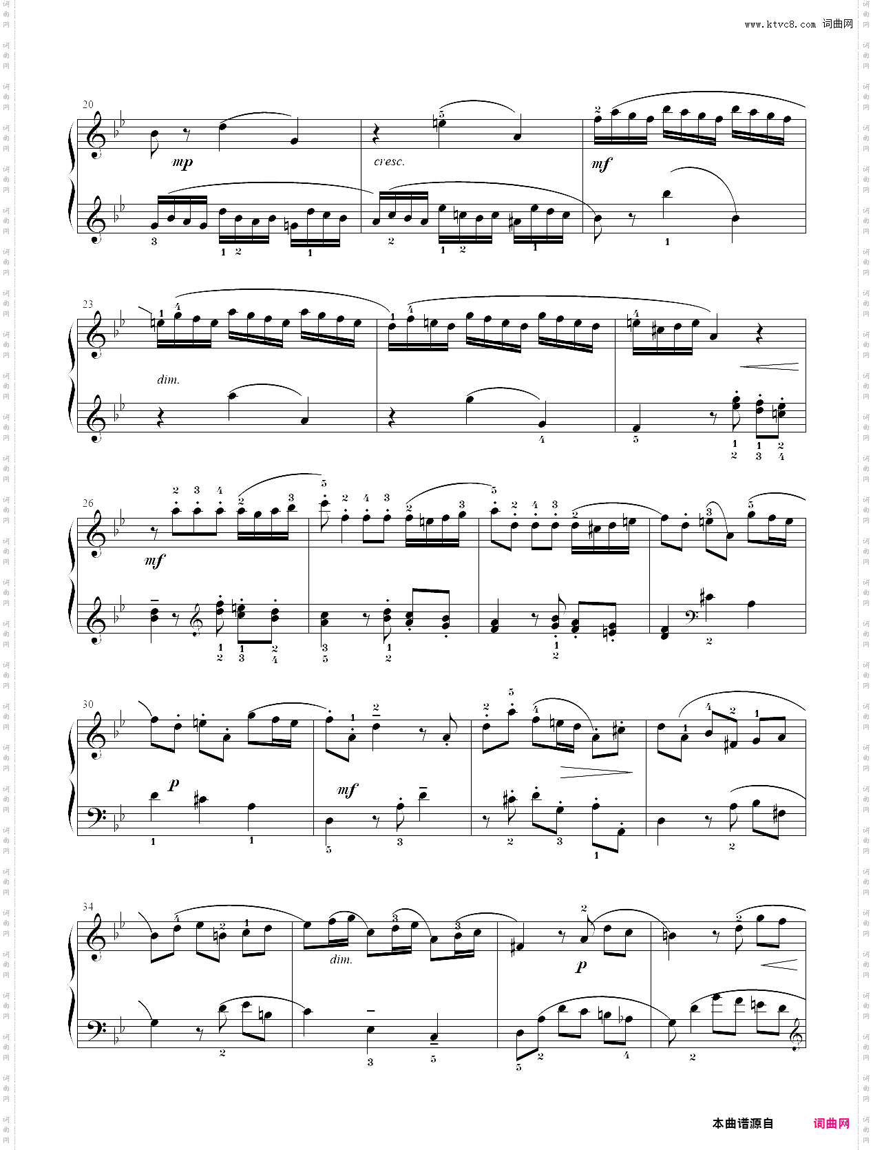71· 第六级【b项】1·幻想曲 - 中国音乐家协会全国钢琴演奏考级作品集新编第二版