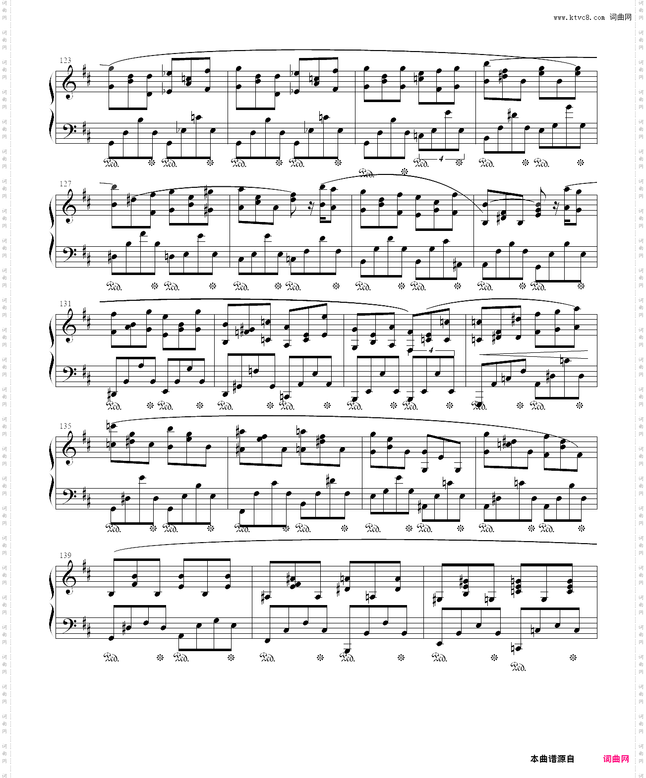 肖邦b小调第三钢琴奏鸣曲 op·58第四乐章