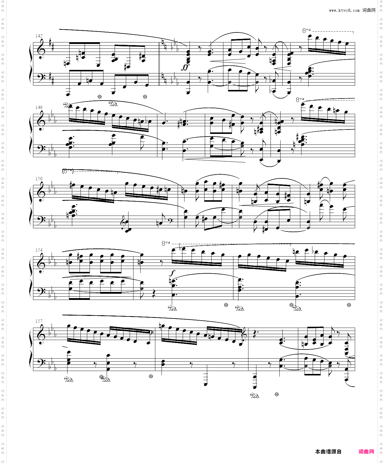 肖邦b小调第三钢琴奏鸣曲 op·58第四乐章