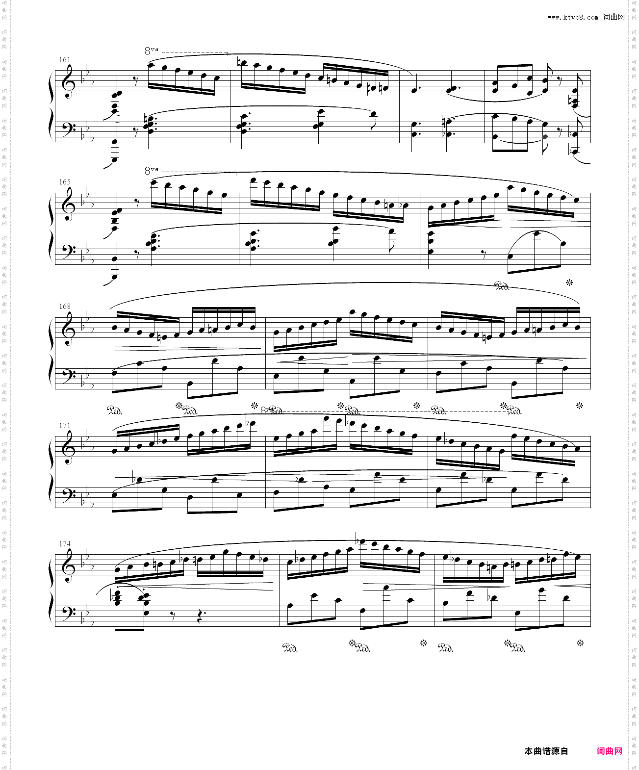 肖邦b小调第三钢琴奏鸣曲 op·58第四乐章