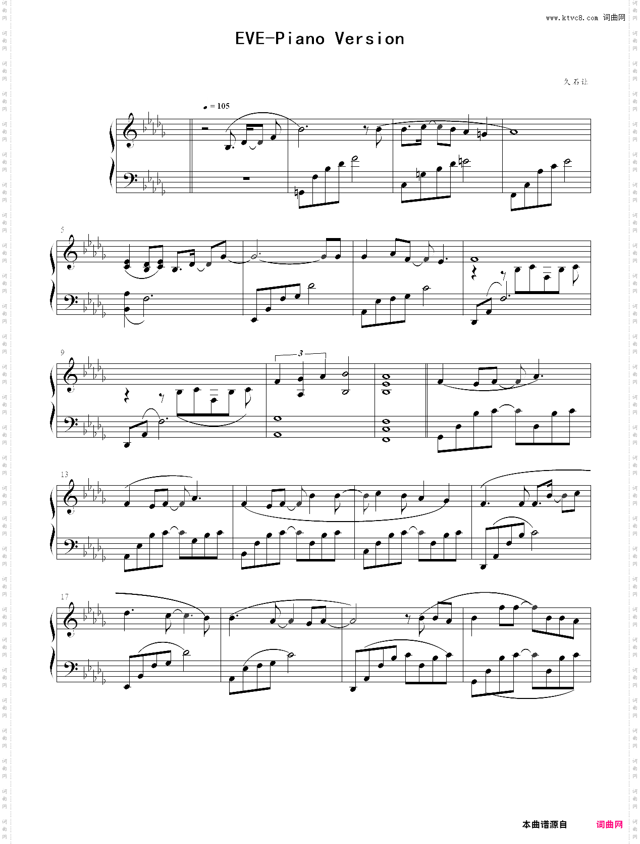 eve-piano version
