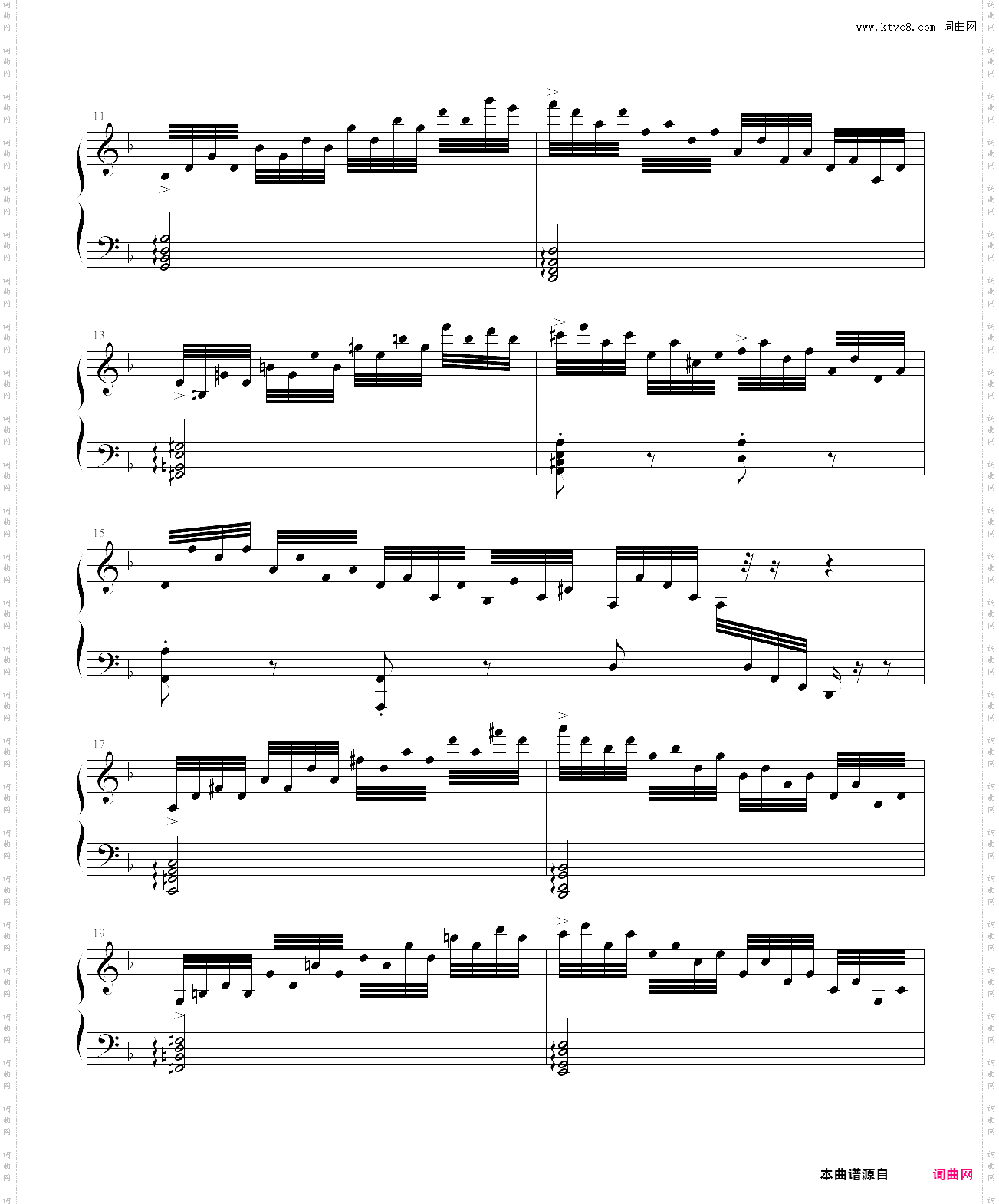 一练习曲 no· 19 克拉莫曲