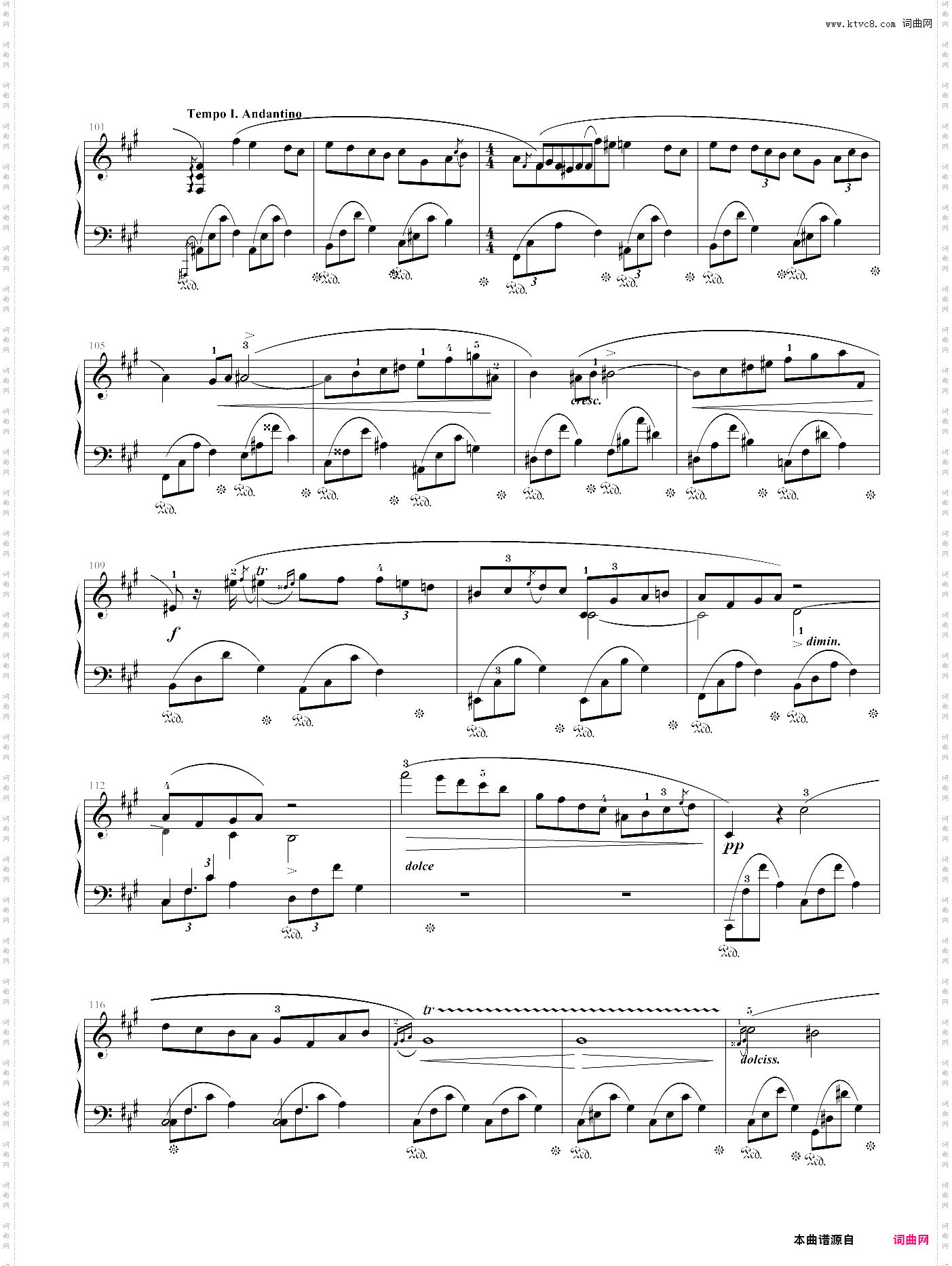 肖邦夜曲14