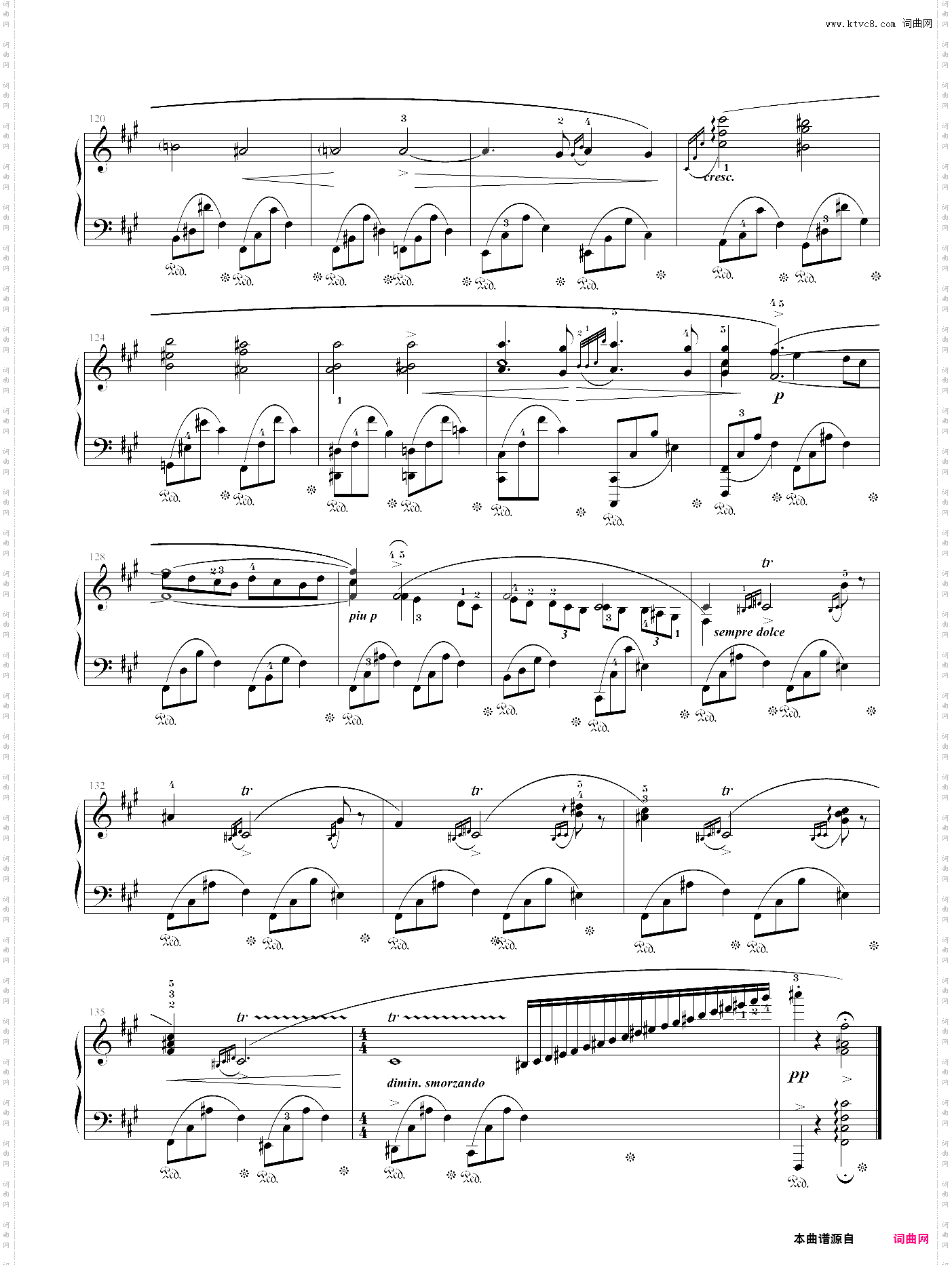 肖邦夜曲14