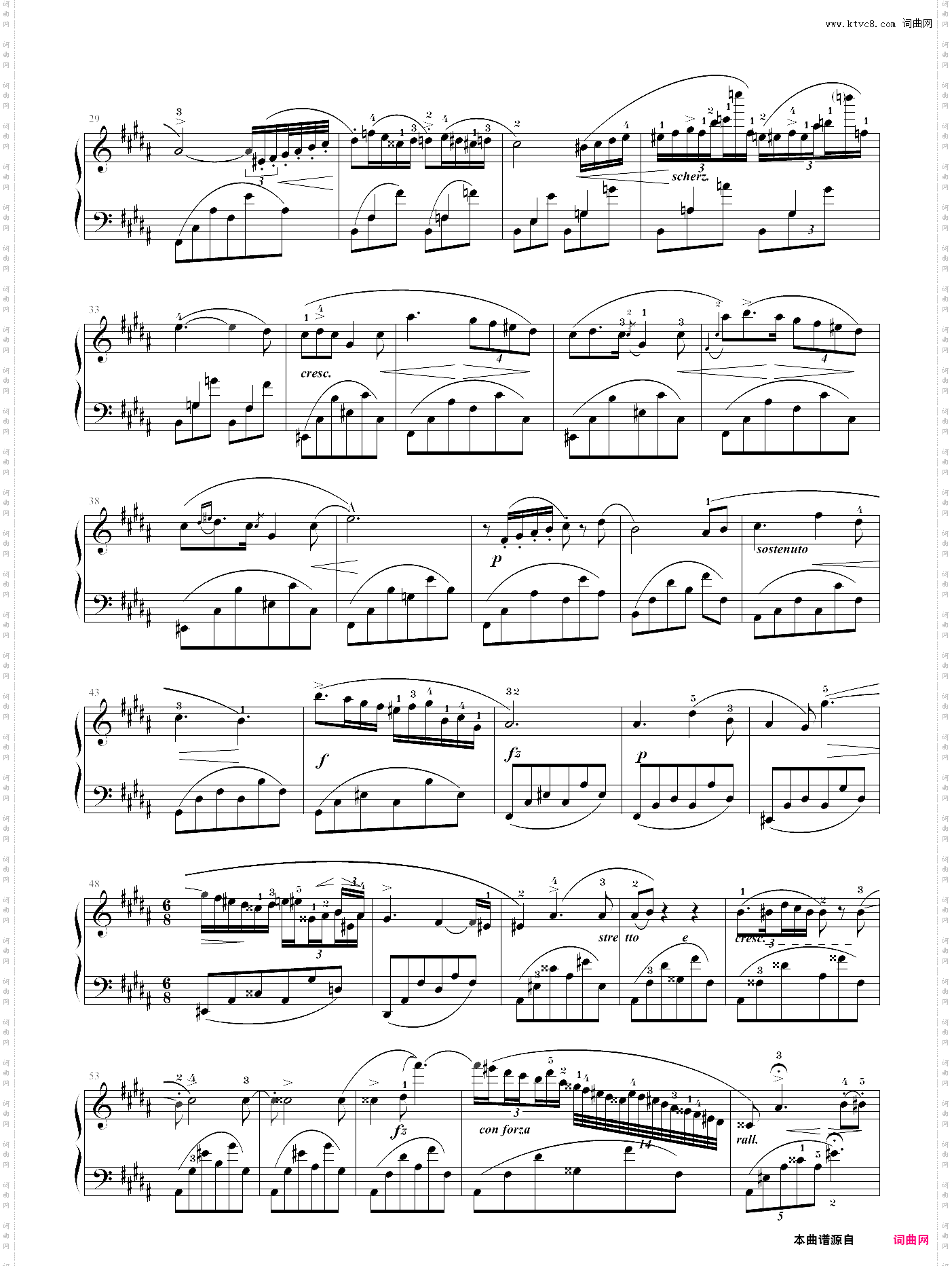 肖邦夜曲3