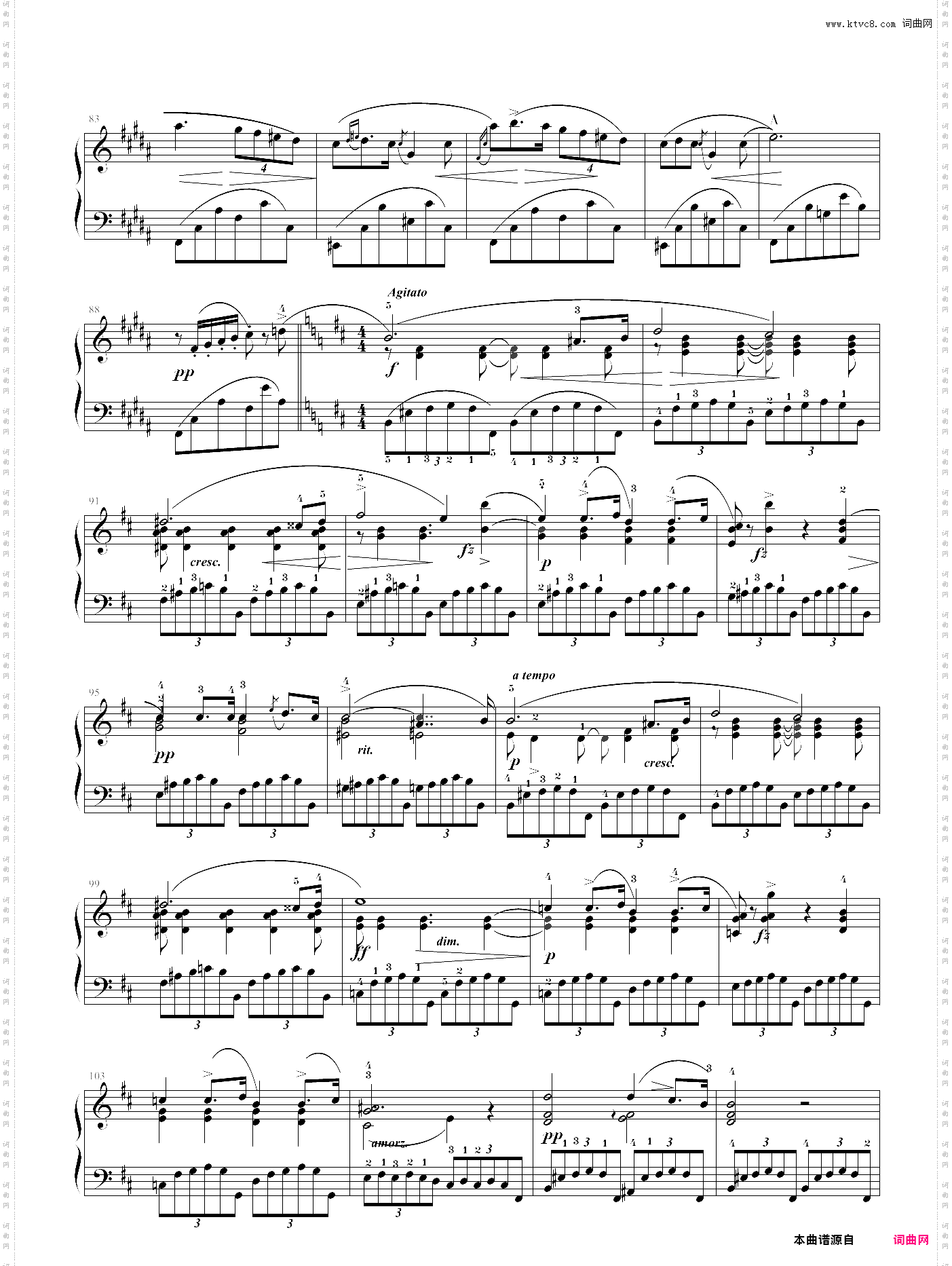 肖邦夜曲3